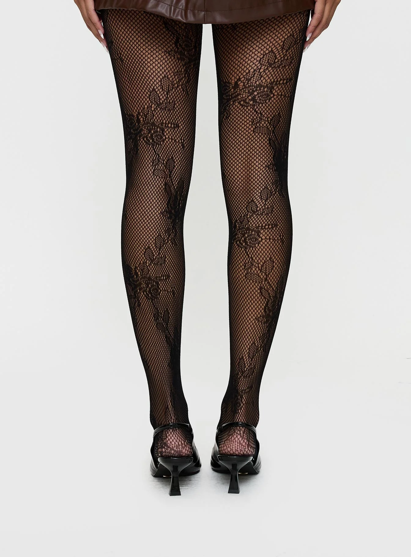 Murmur Lace Stockings Black - Image 4