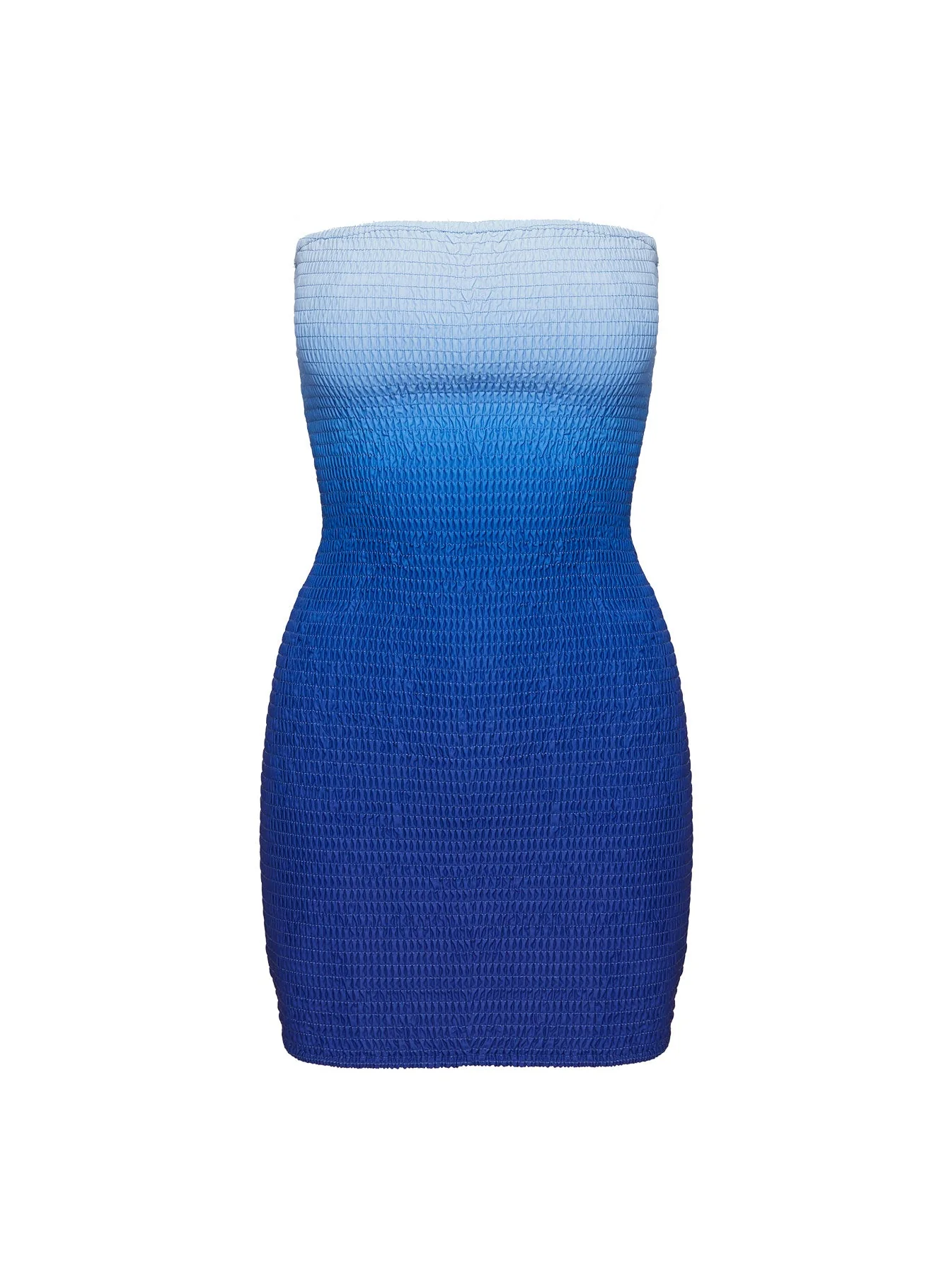 Murphies Strapless Mini Dress Blue Ombre - Image 5