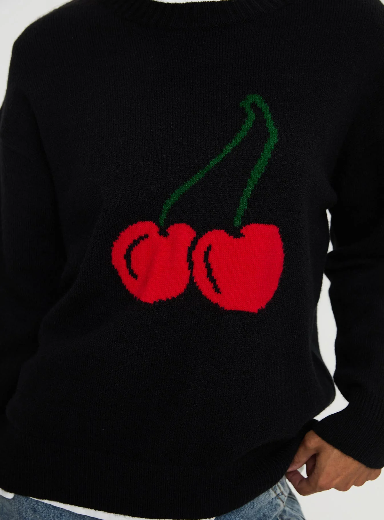 My Dear Knit Sweater Black - Image 5