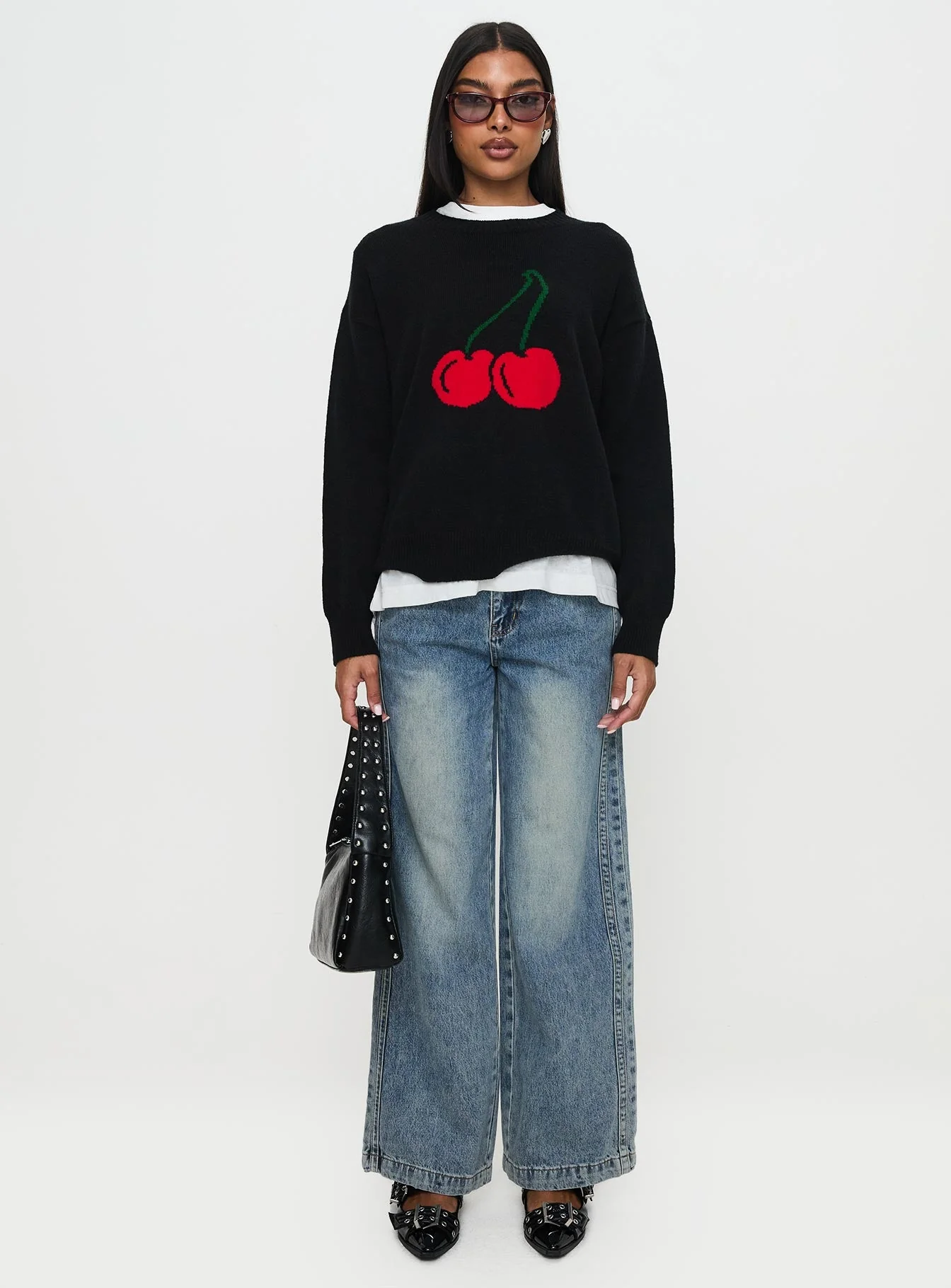 My Dear Knit Sweater Black - Image 6