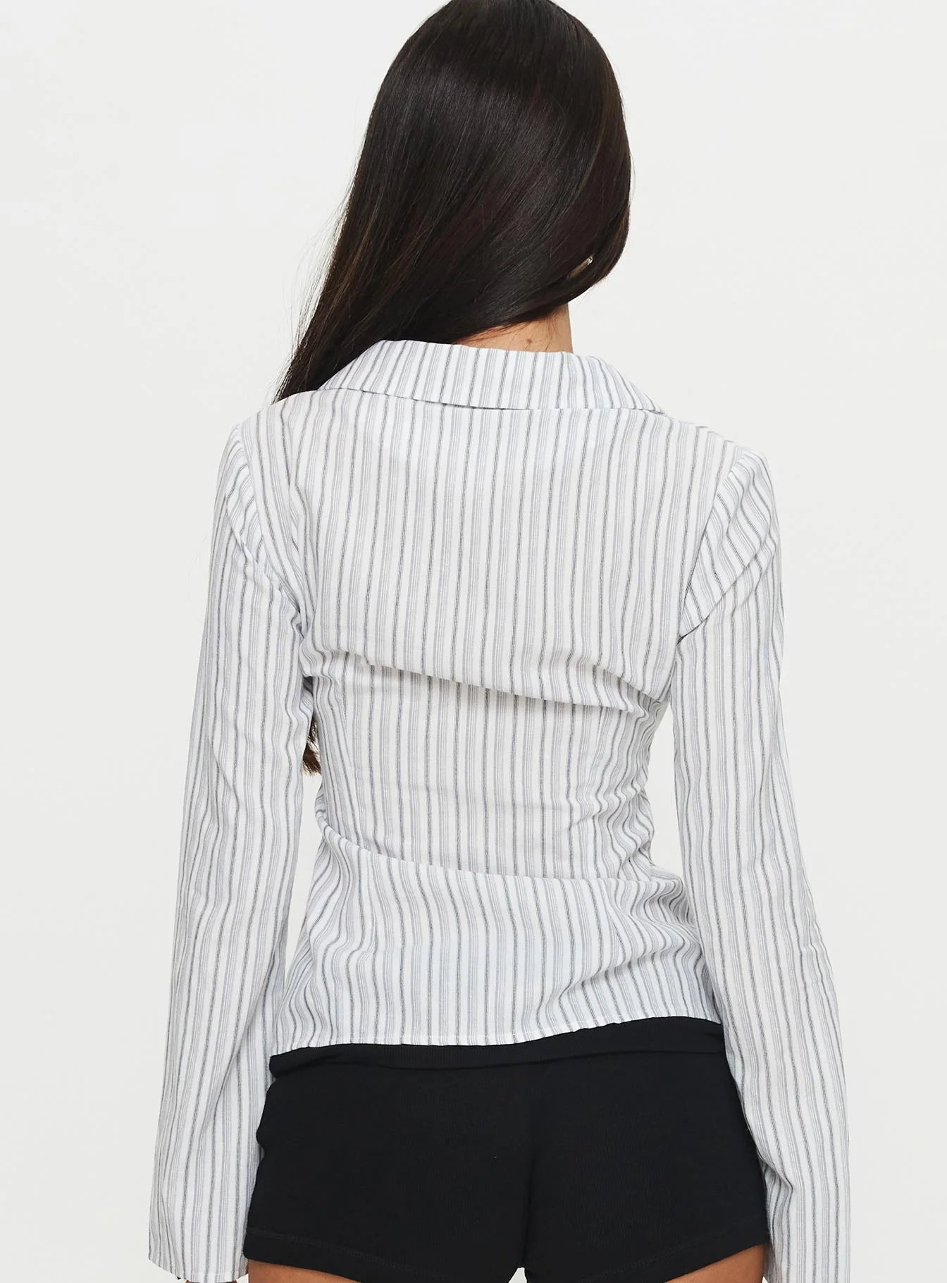 Myers Stripe Top White - Image 5