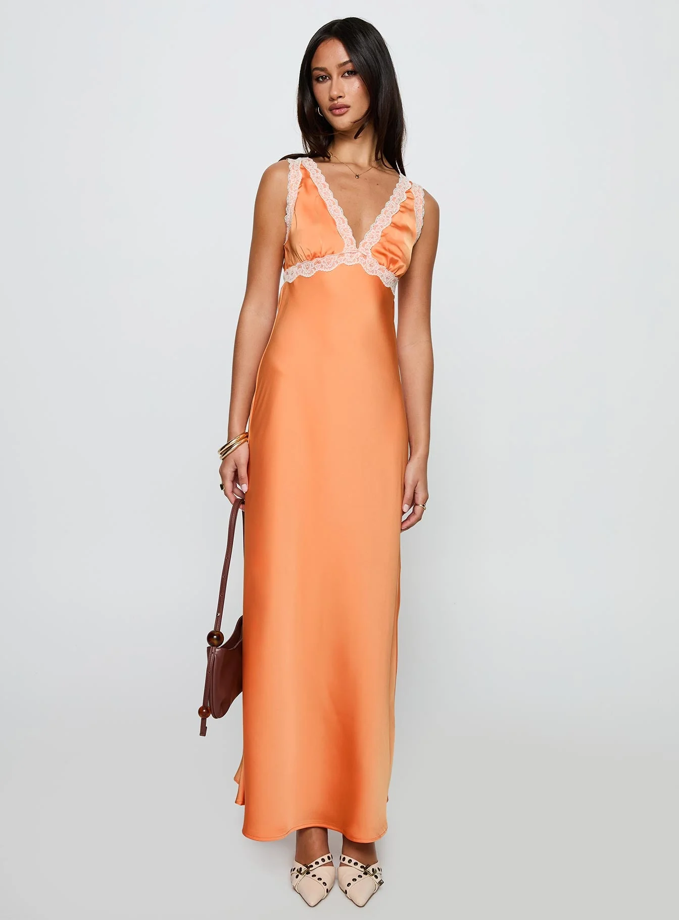 Natassja Maxi Dress Orange - Image 2