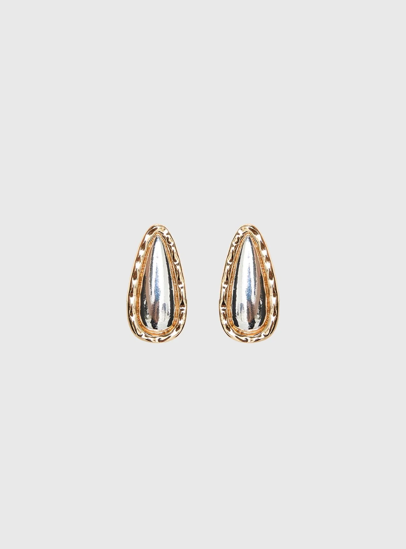 Natilee Teardrop Stud Earrings Multi - Image 2