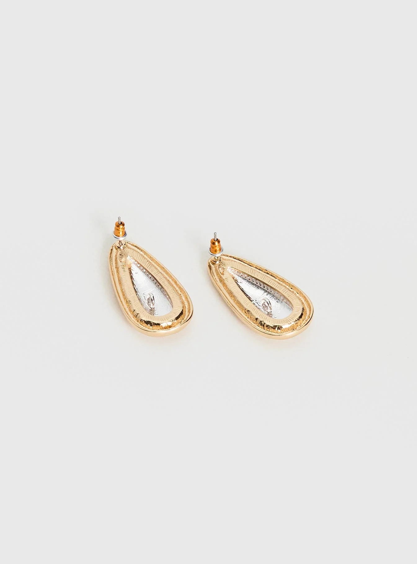 Natilee Teardrop Stud Earrings Multi - Image 4