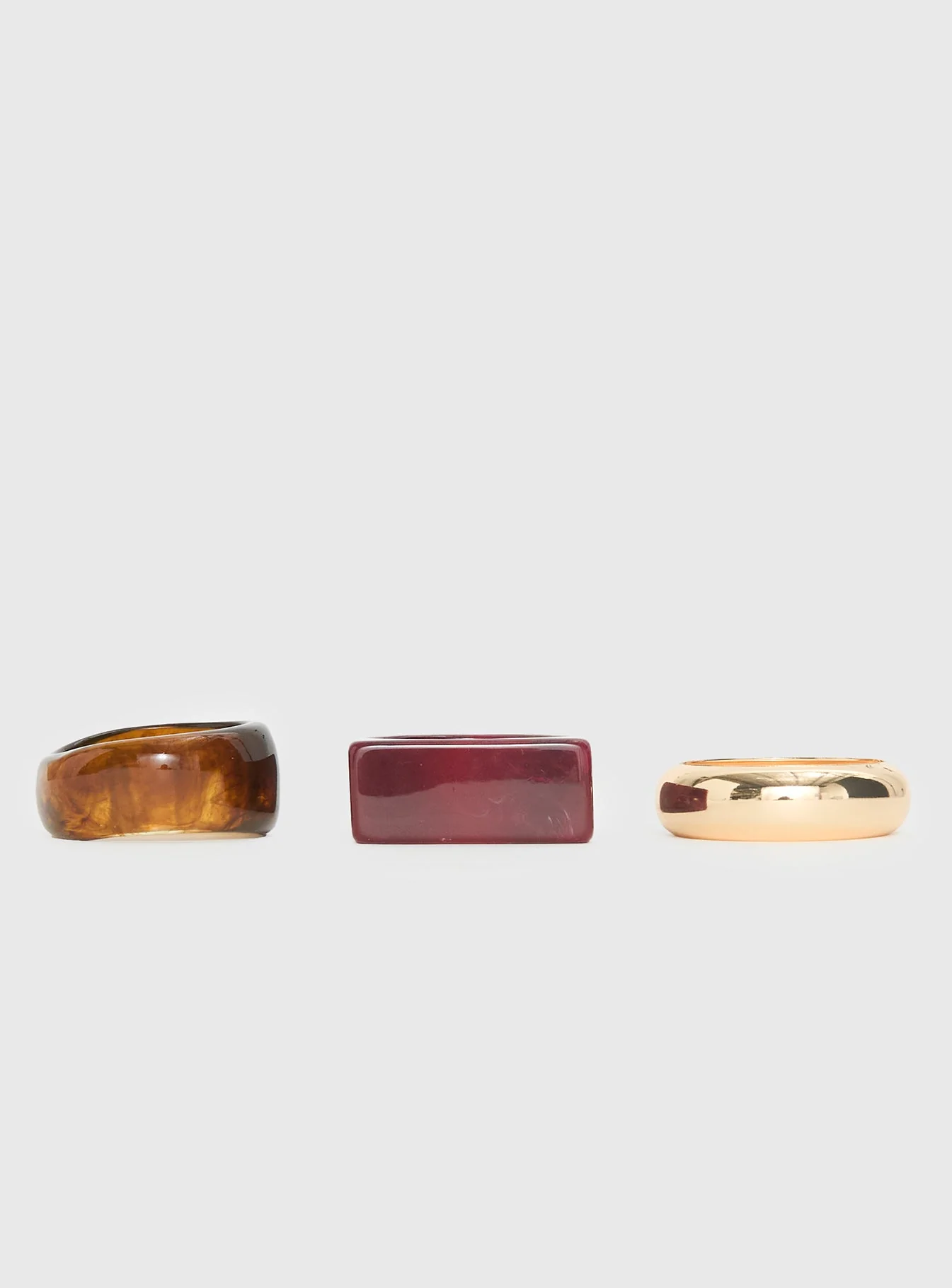 Need My Love Resin Cuff Set Multi - Image 4