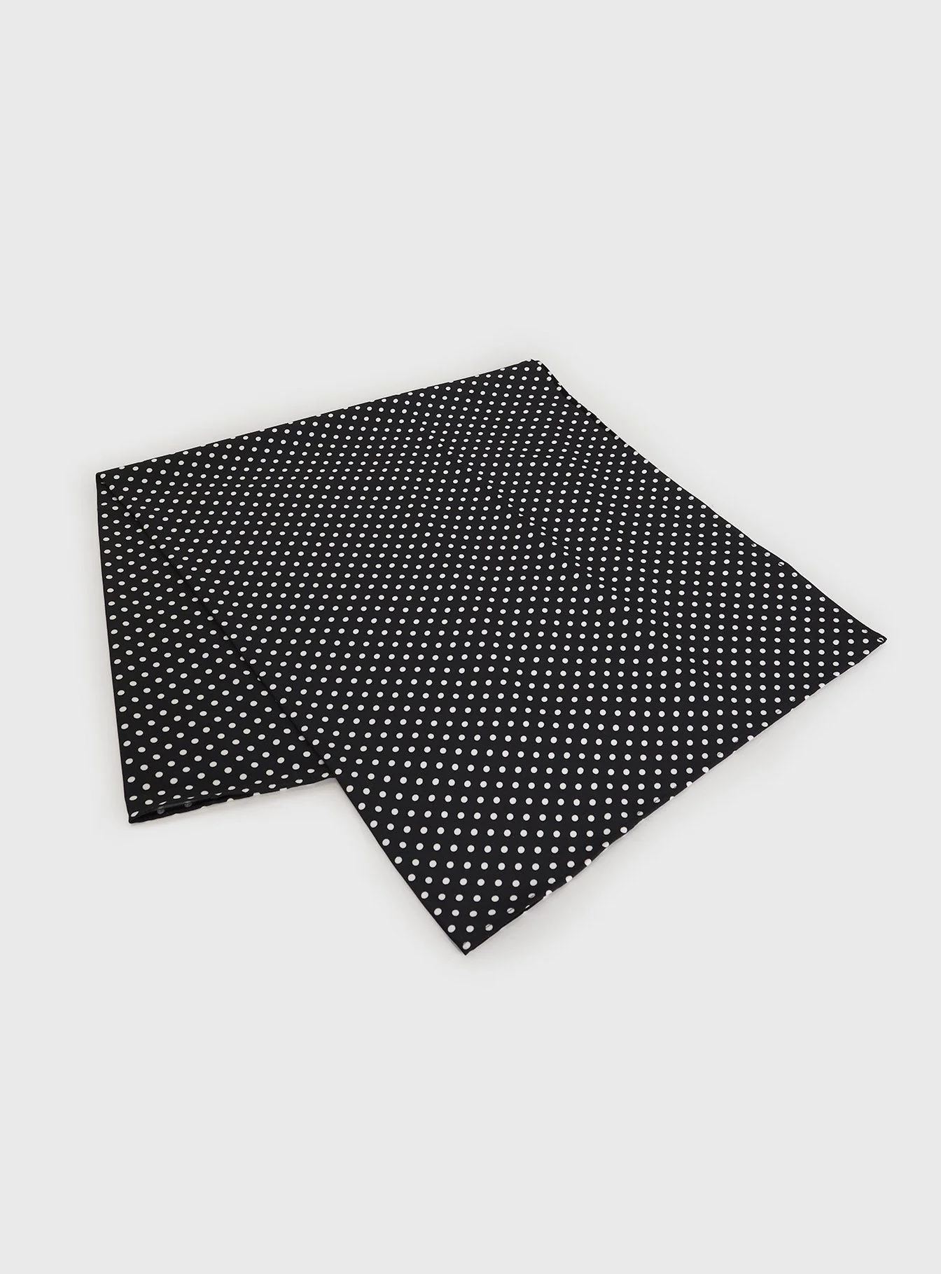 Nellie Scarf Black Polka Dot - Image 3