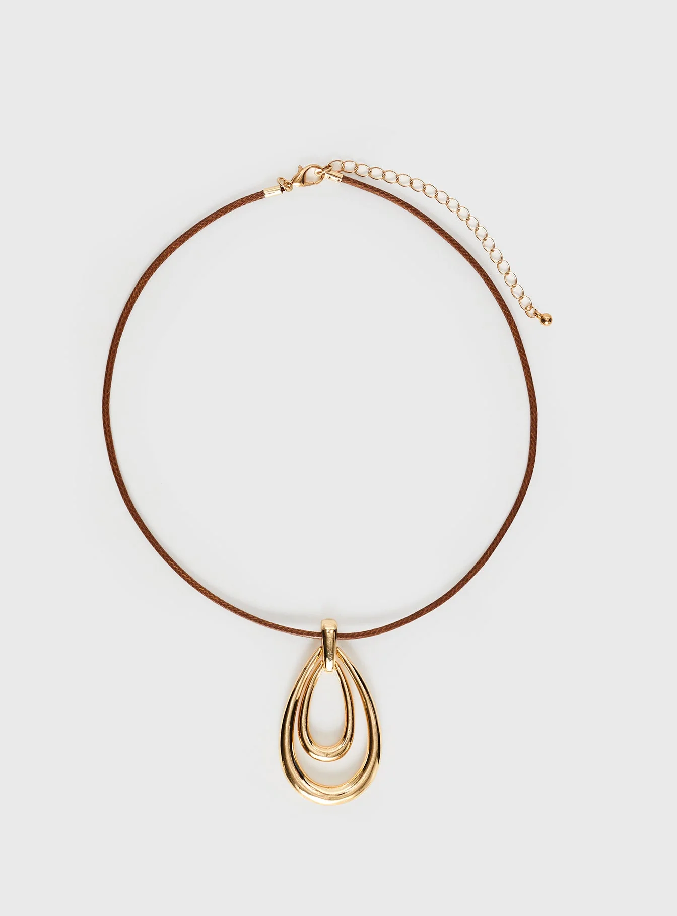 Neroli Necklace Gold / Brown - Image 2