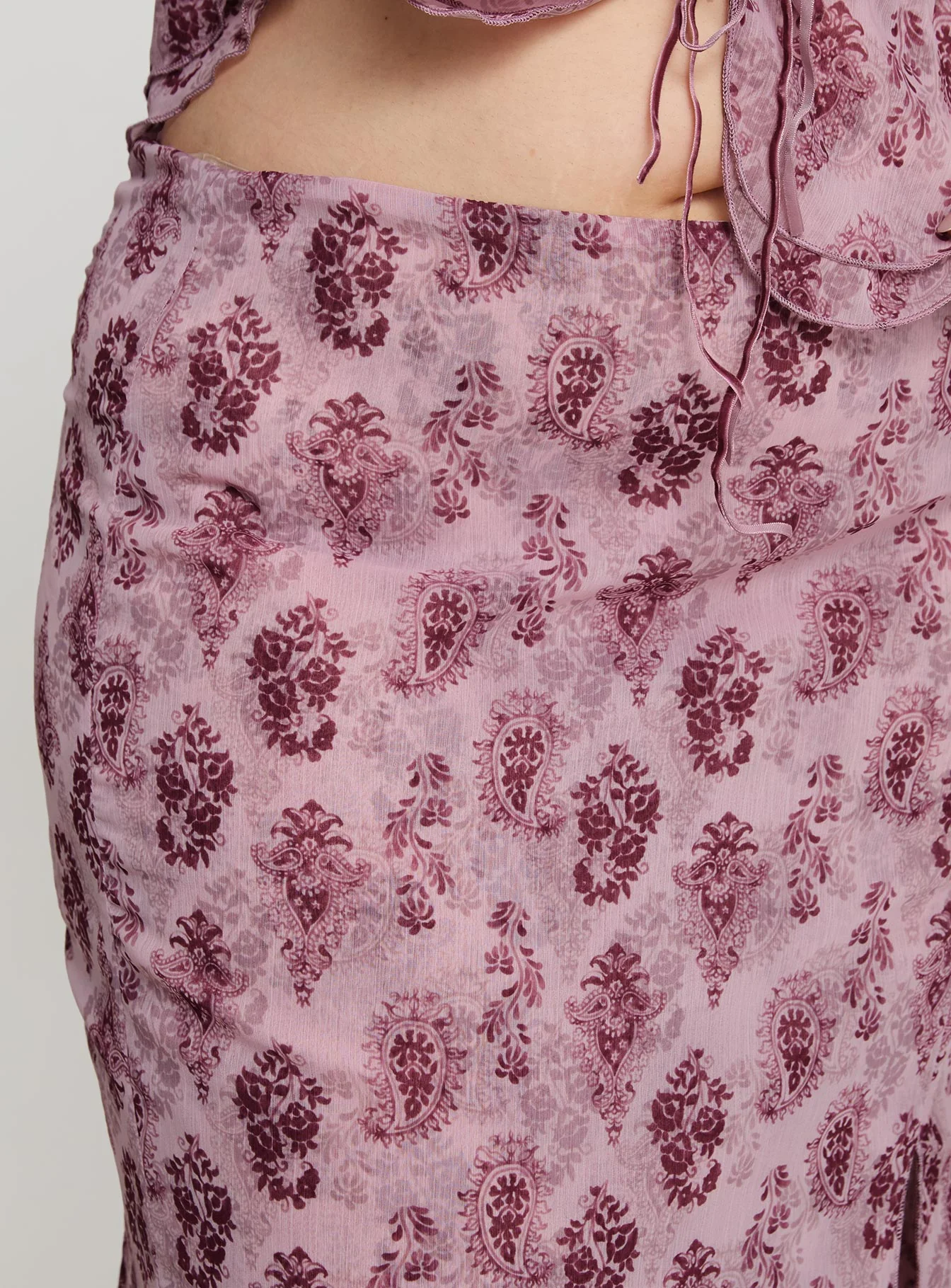 Nikolise Maxi Skirt Purple Curve - Image 6