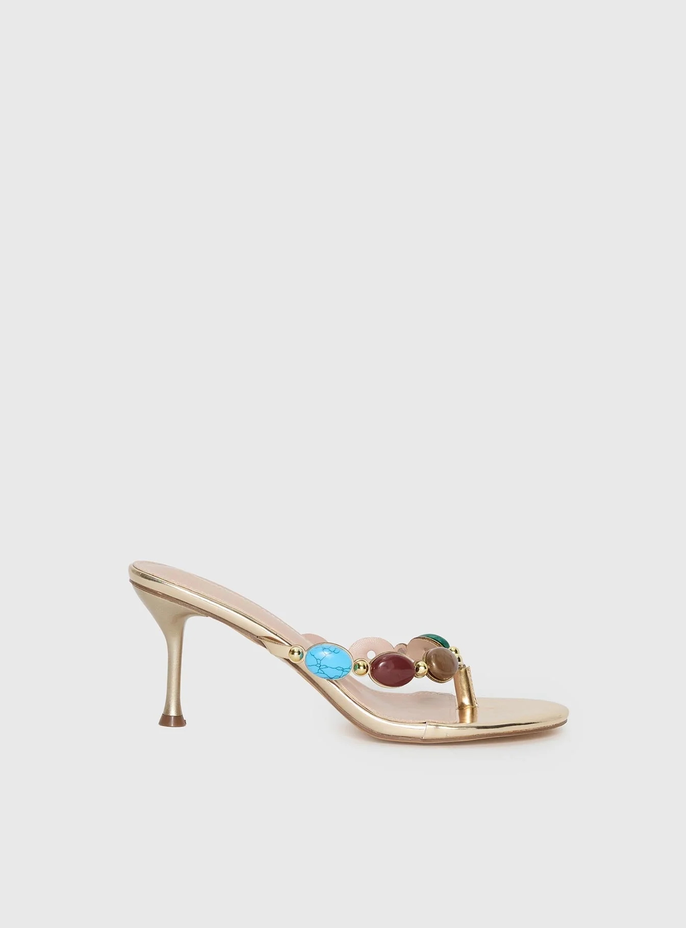 Nina Bead Heels Multi - Image 2