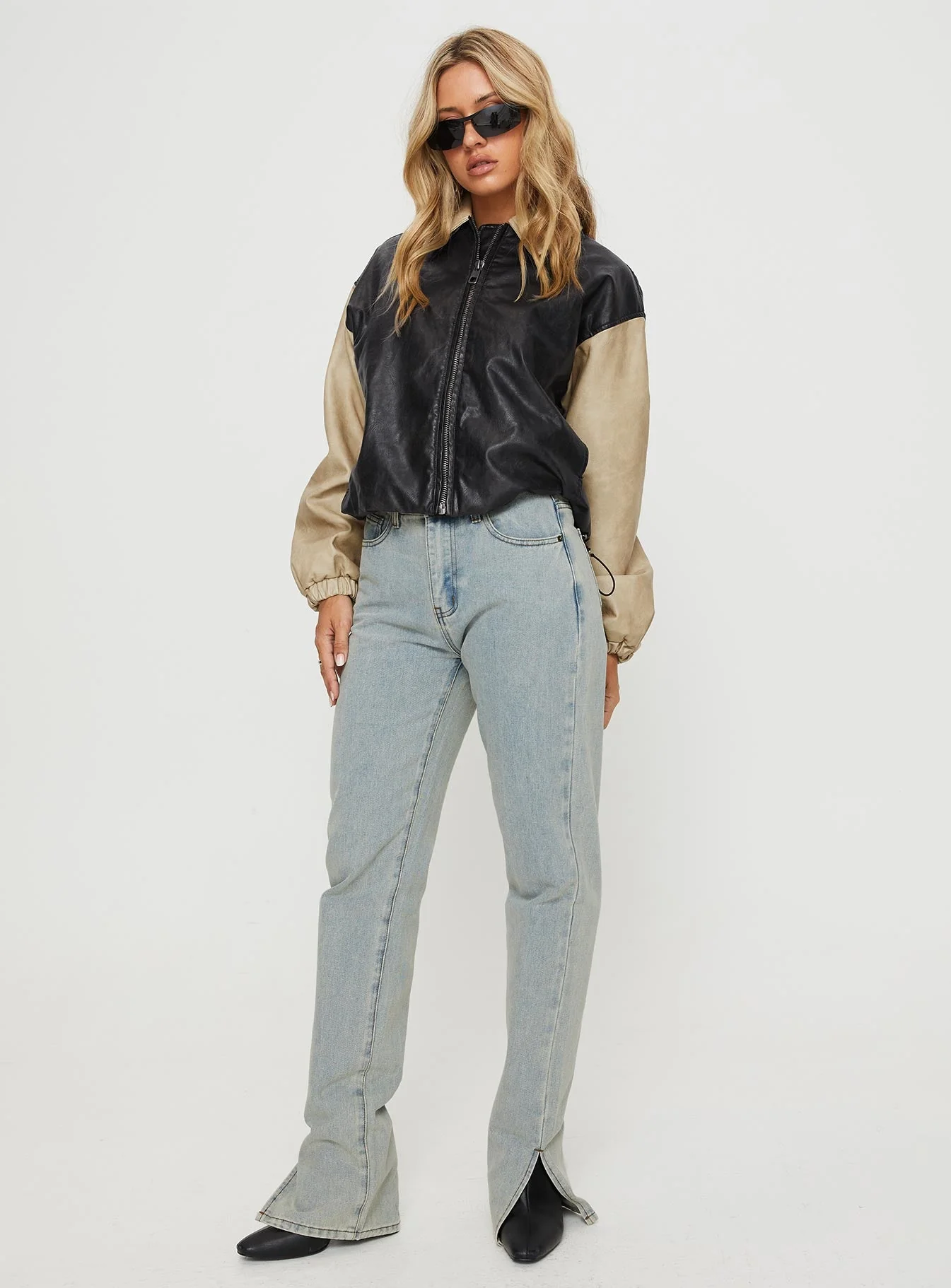 Nirvana Bomber Jacket Camel - Image 3