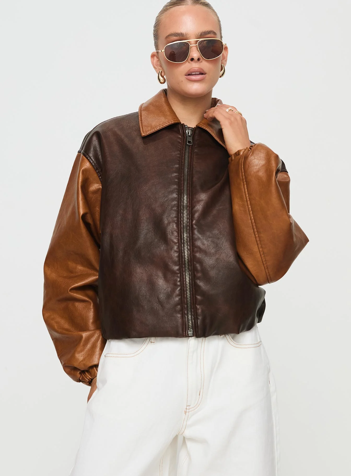 Nirvana Bomber Jacket Chocolate - Image 2