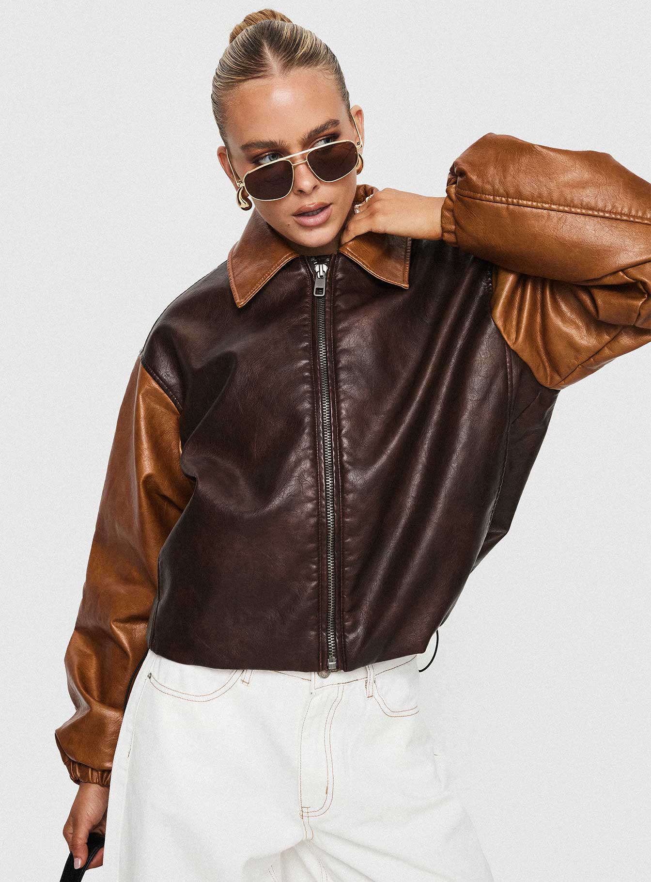 Nirvana Bomber Jacket Chocolate - Image 8