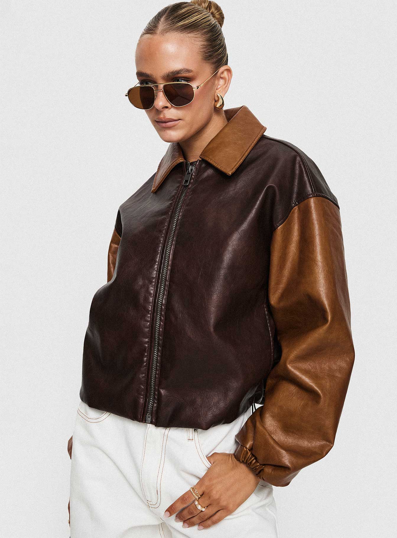 Nirvana Bomber Jacket Chocolate - Image 9