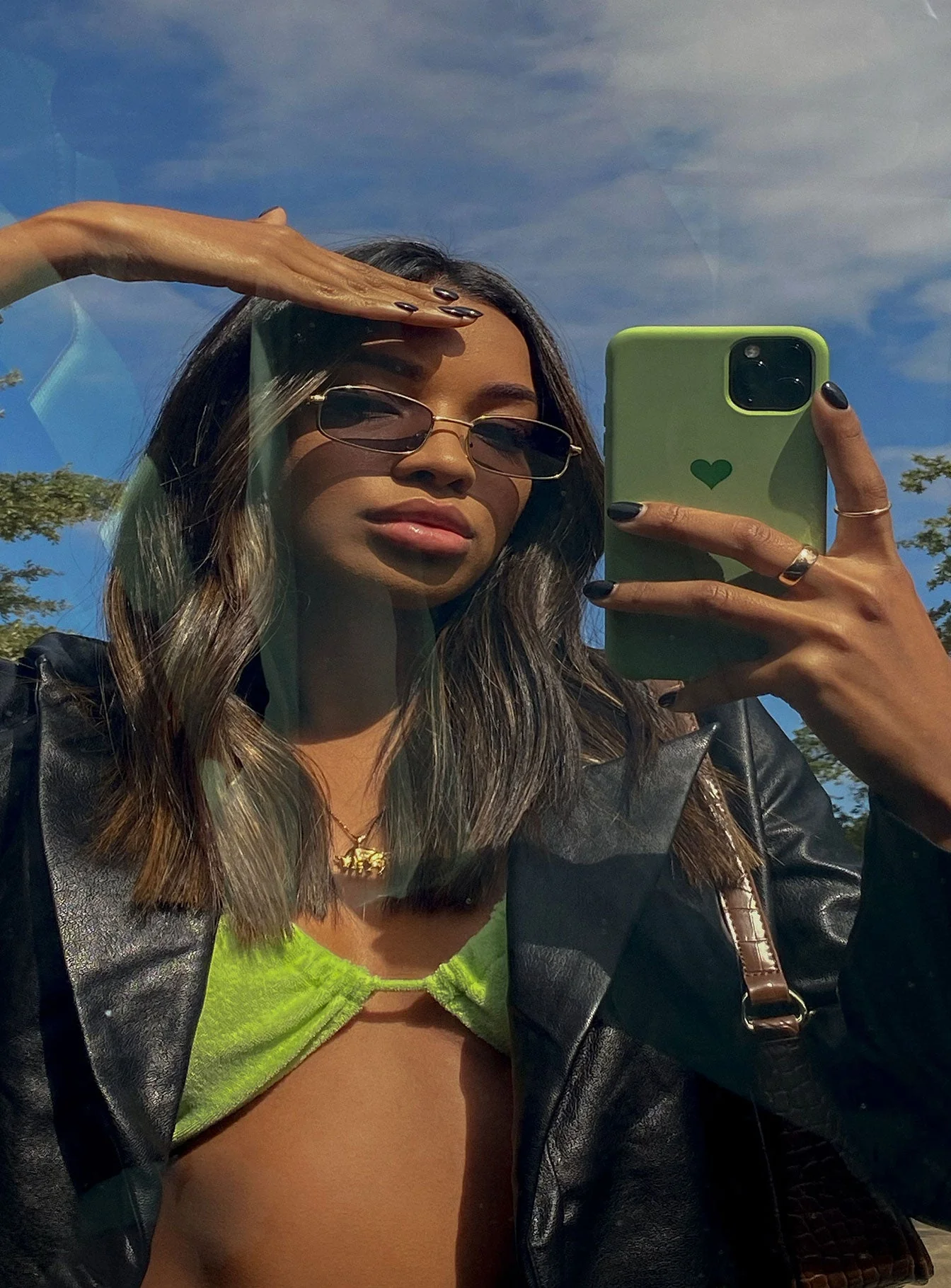 Nirvana Sunglasses Gold - Image 13