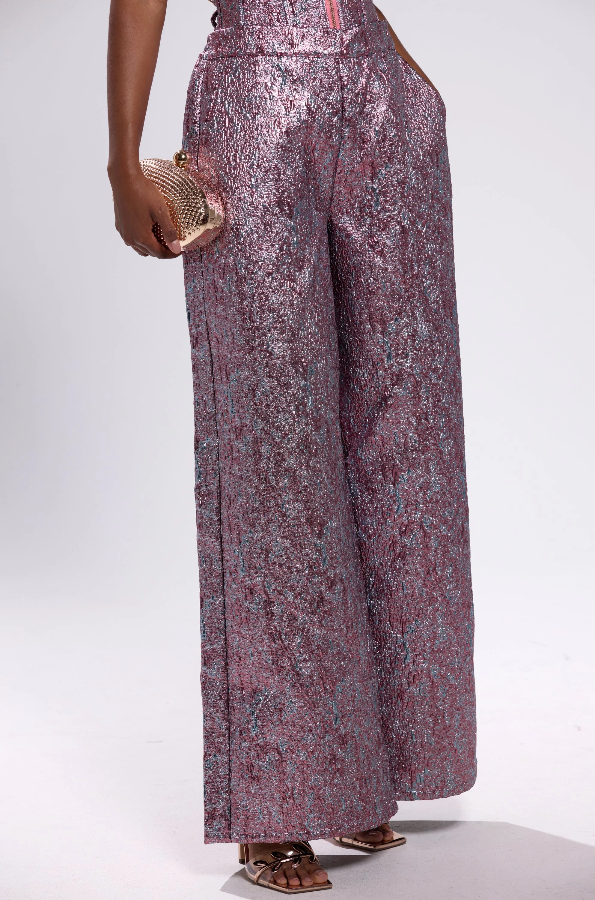 NO COMPETITION BROCADE TROUSER - Image 3
