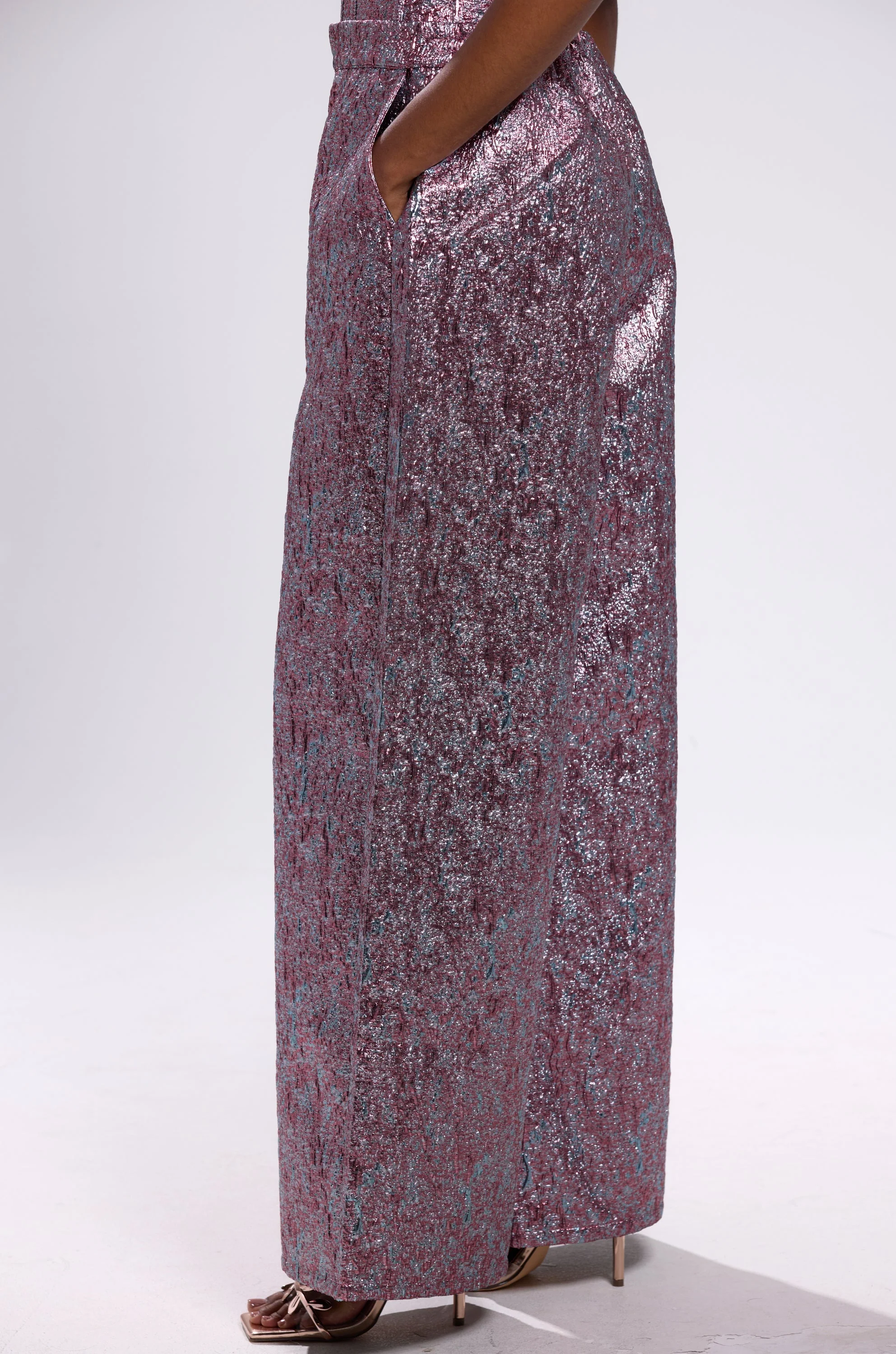 NO COMPETITION BROCADE TROUSER - Image 4