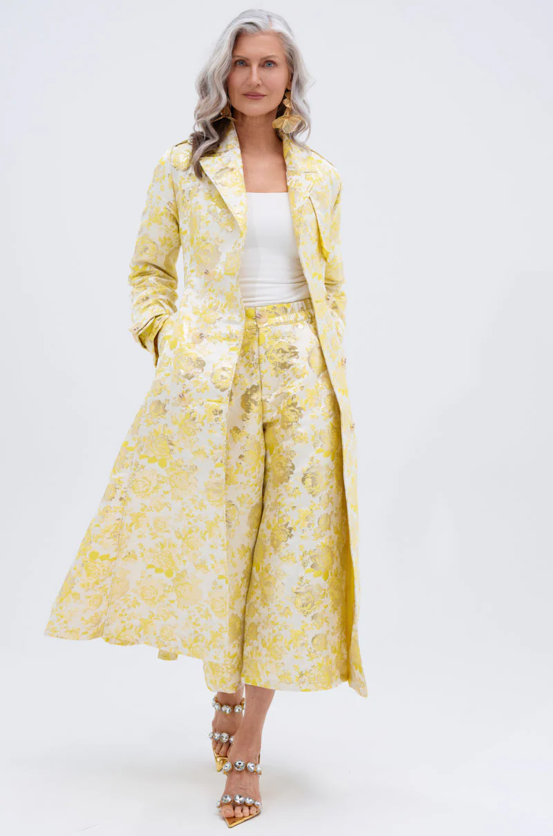 NO EXPECTATIONS BROCADE TRENCH - Image 2