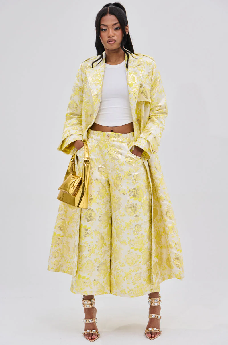 NO EXPECTATIONS CROPPED BROCADE PANTS - Image 10