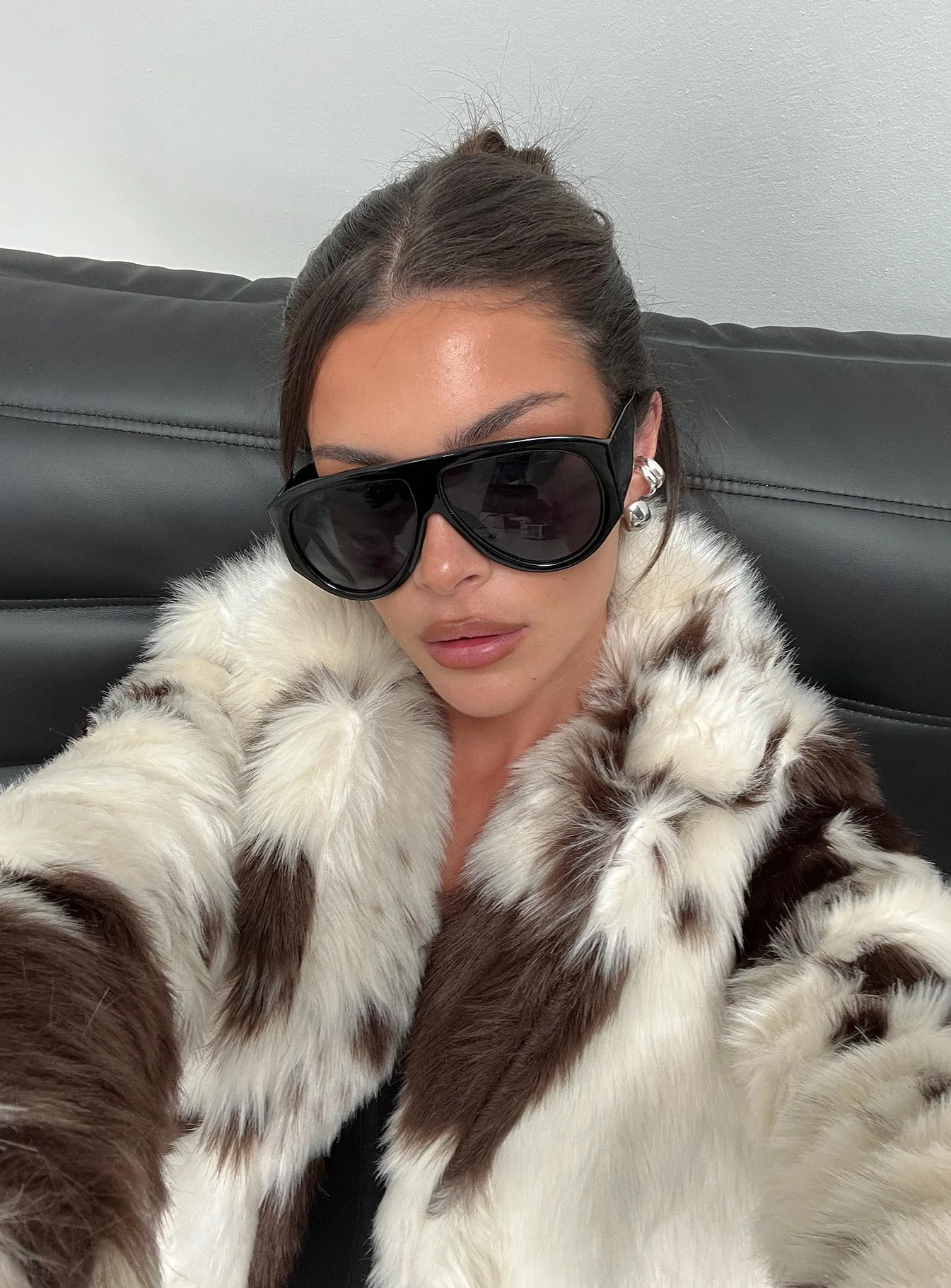 Nobody But You Oversized Sunglasses Black