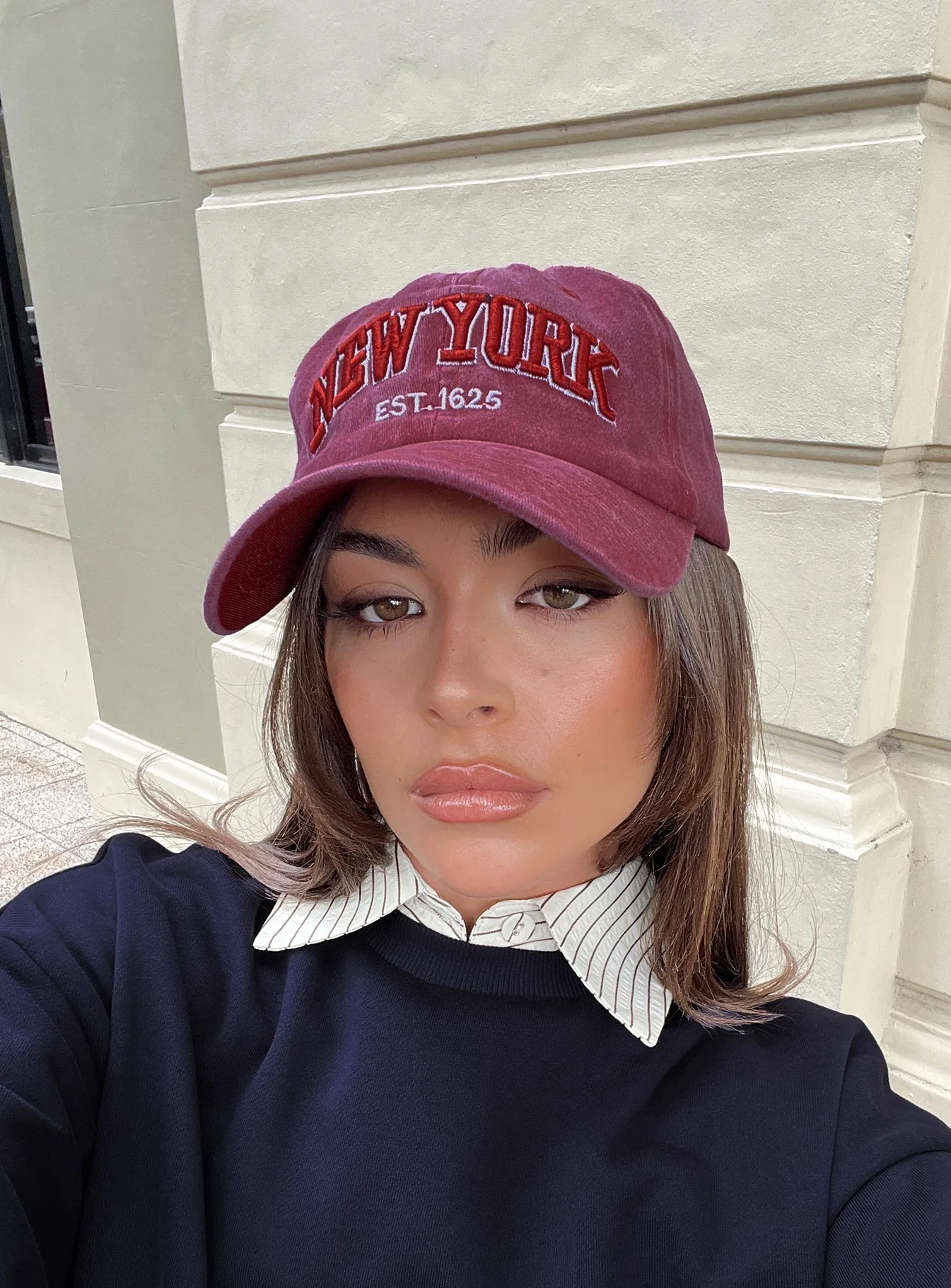 Normal Girl Hat Washed Red
