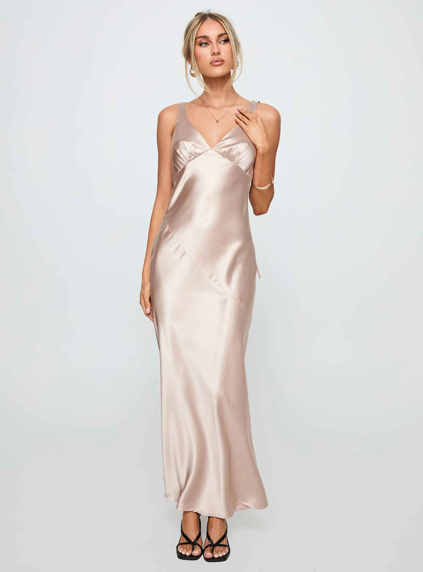 Northern Star Maxi Dress Champagne - Image 2
