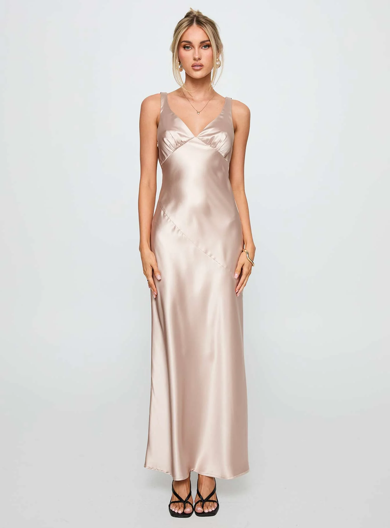 Northern Star Maxi Dress Champagne - Image 7