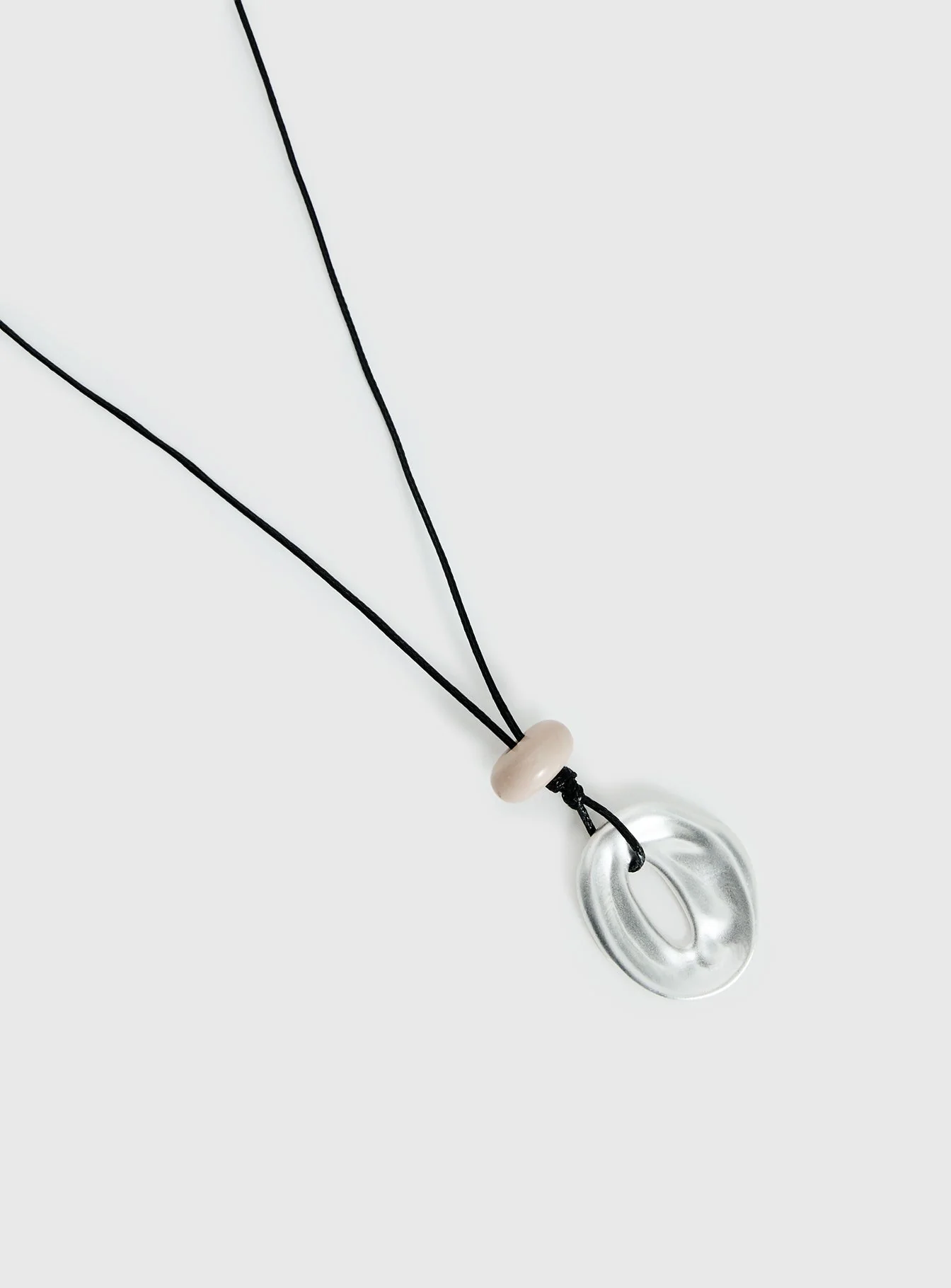 Notting Hill Long Necklace Silver - Image 4