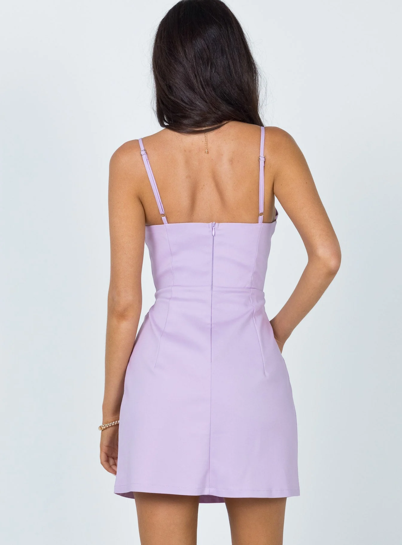 Novella Mini Dress Lilac - Image 4