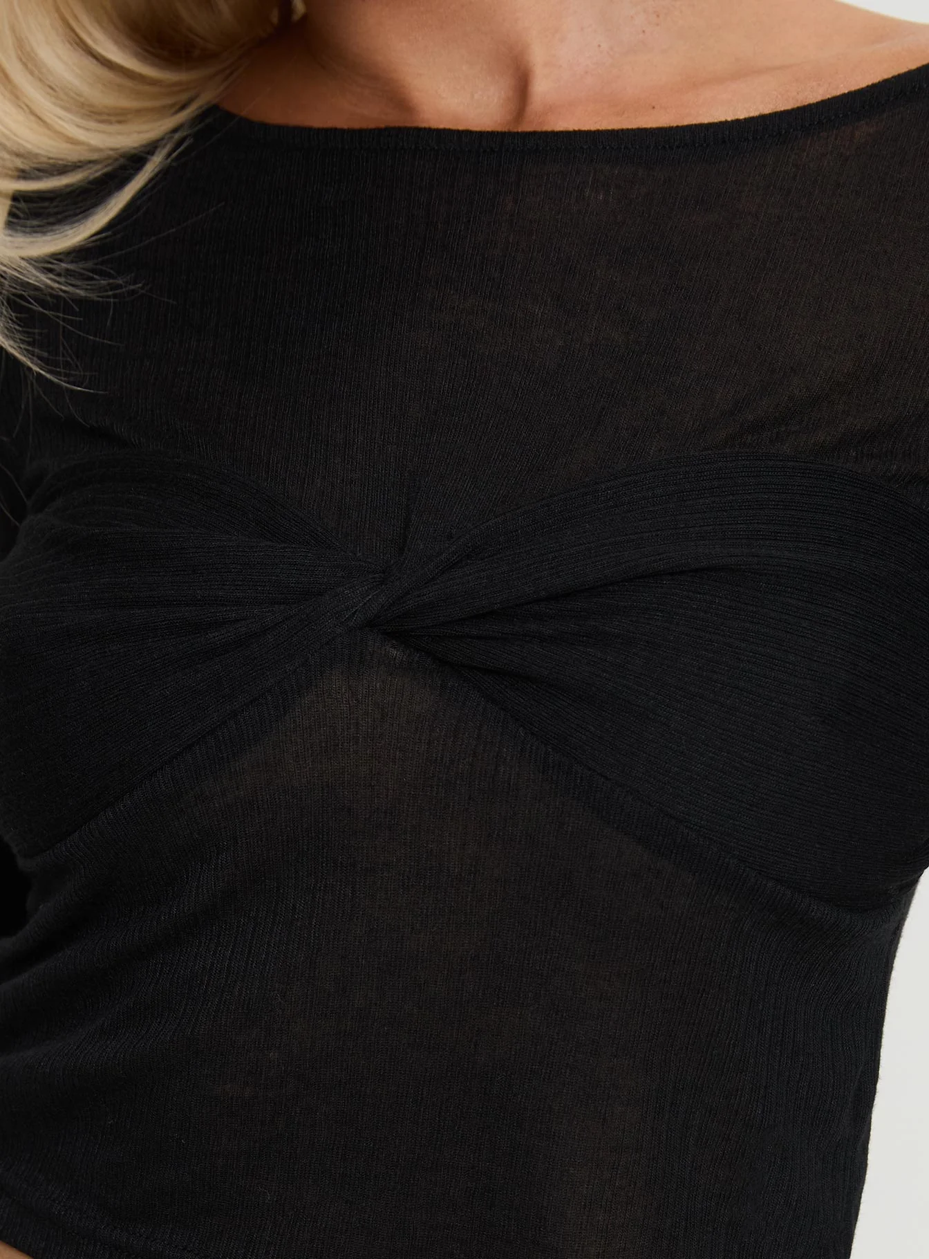 November Long Sleeve Top Black - Image 6