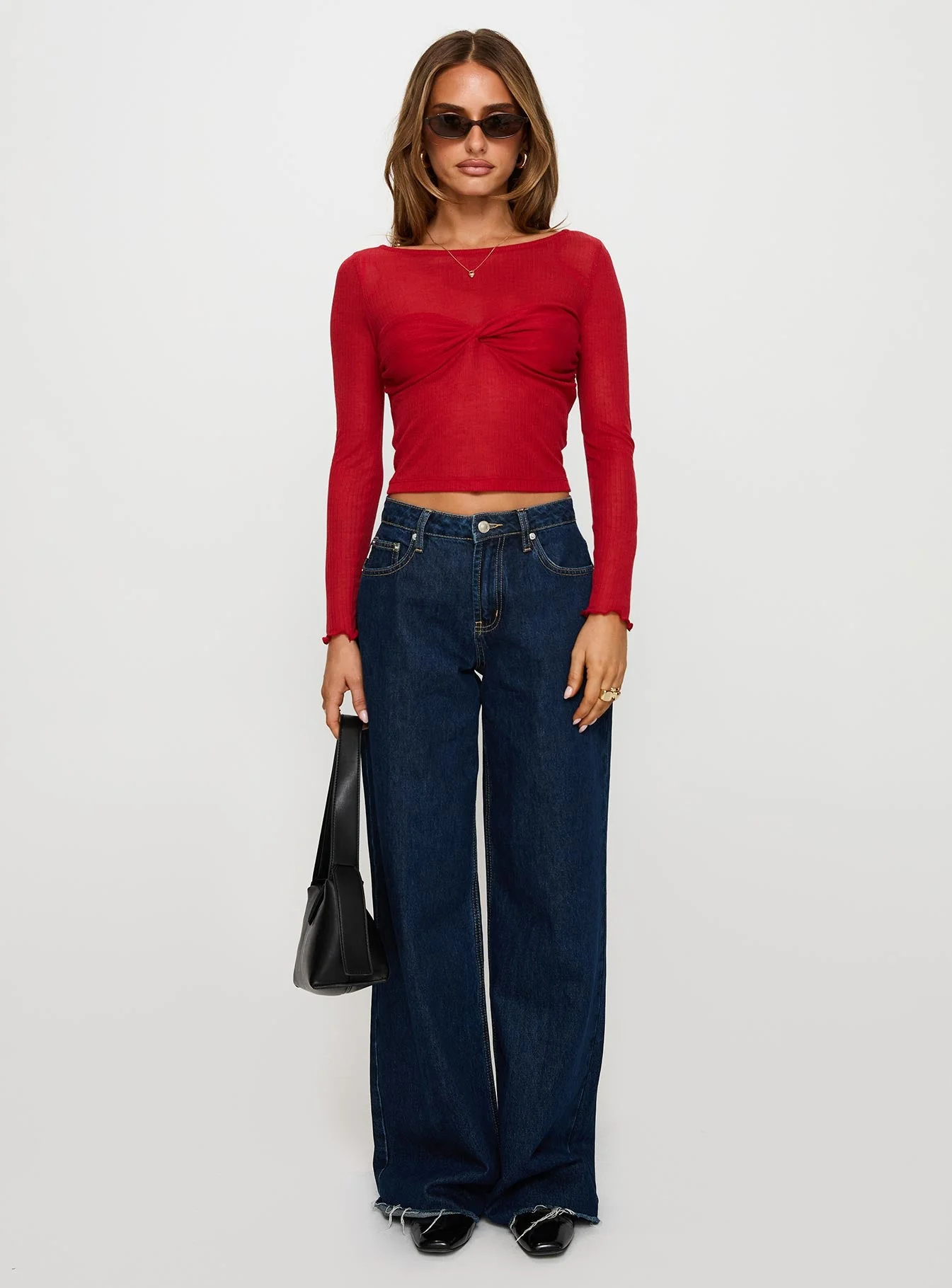 November Long Sleeve Top Red - Image 6