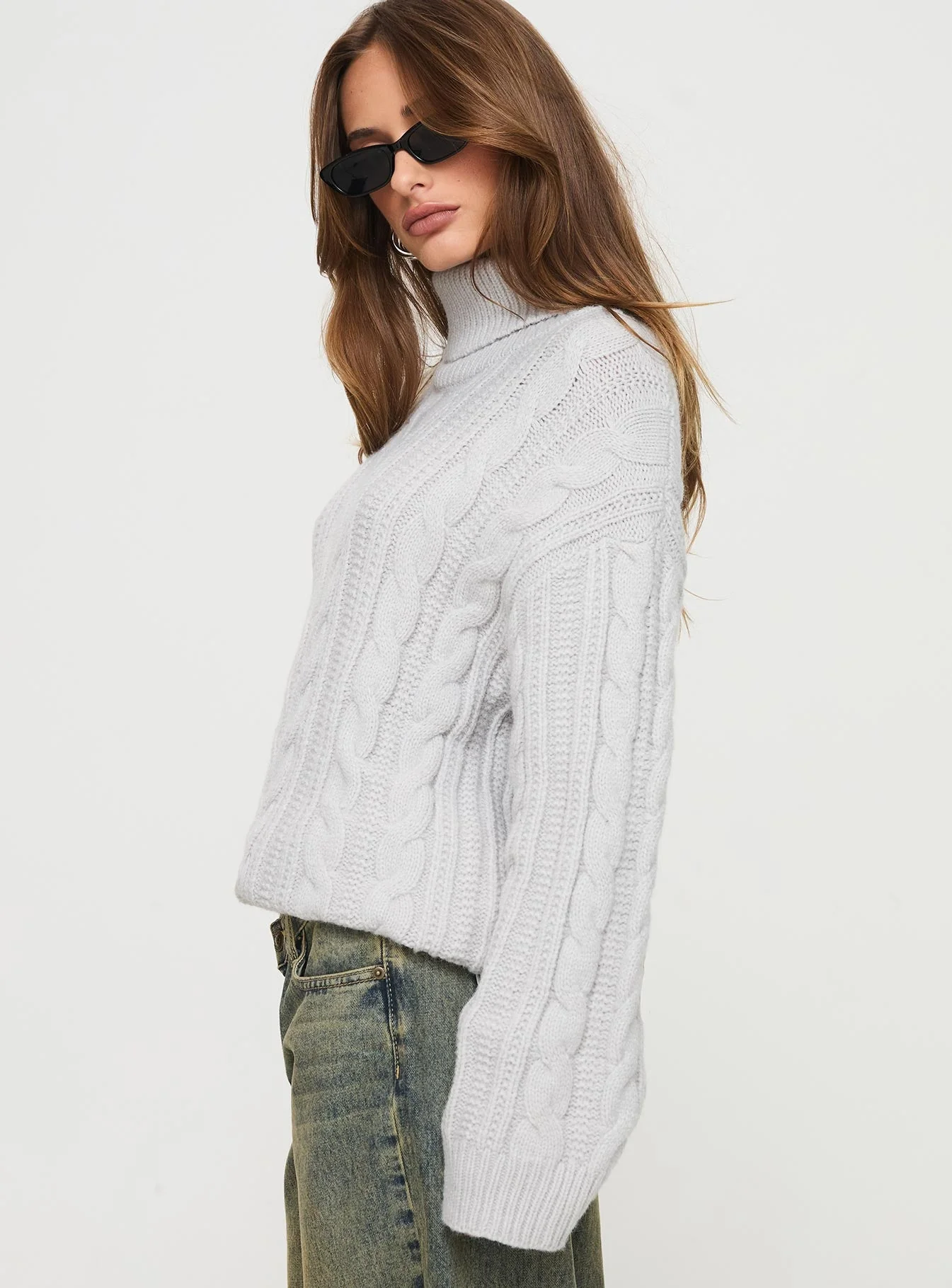 Nyle Knit Sweater Grey - Image 3