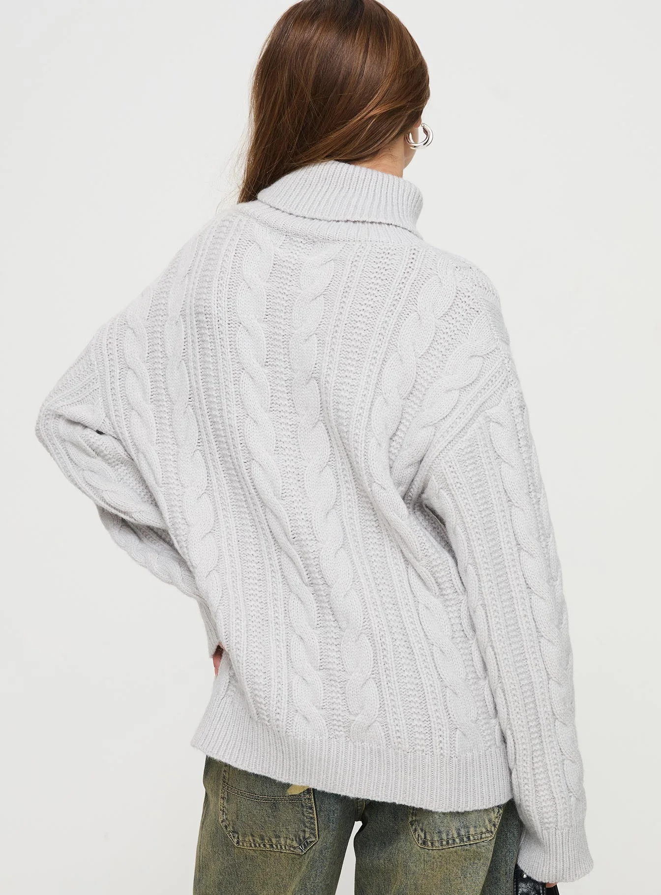 Nyle Knit Sweater Grey - Image 4