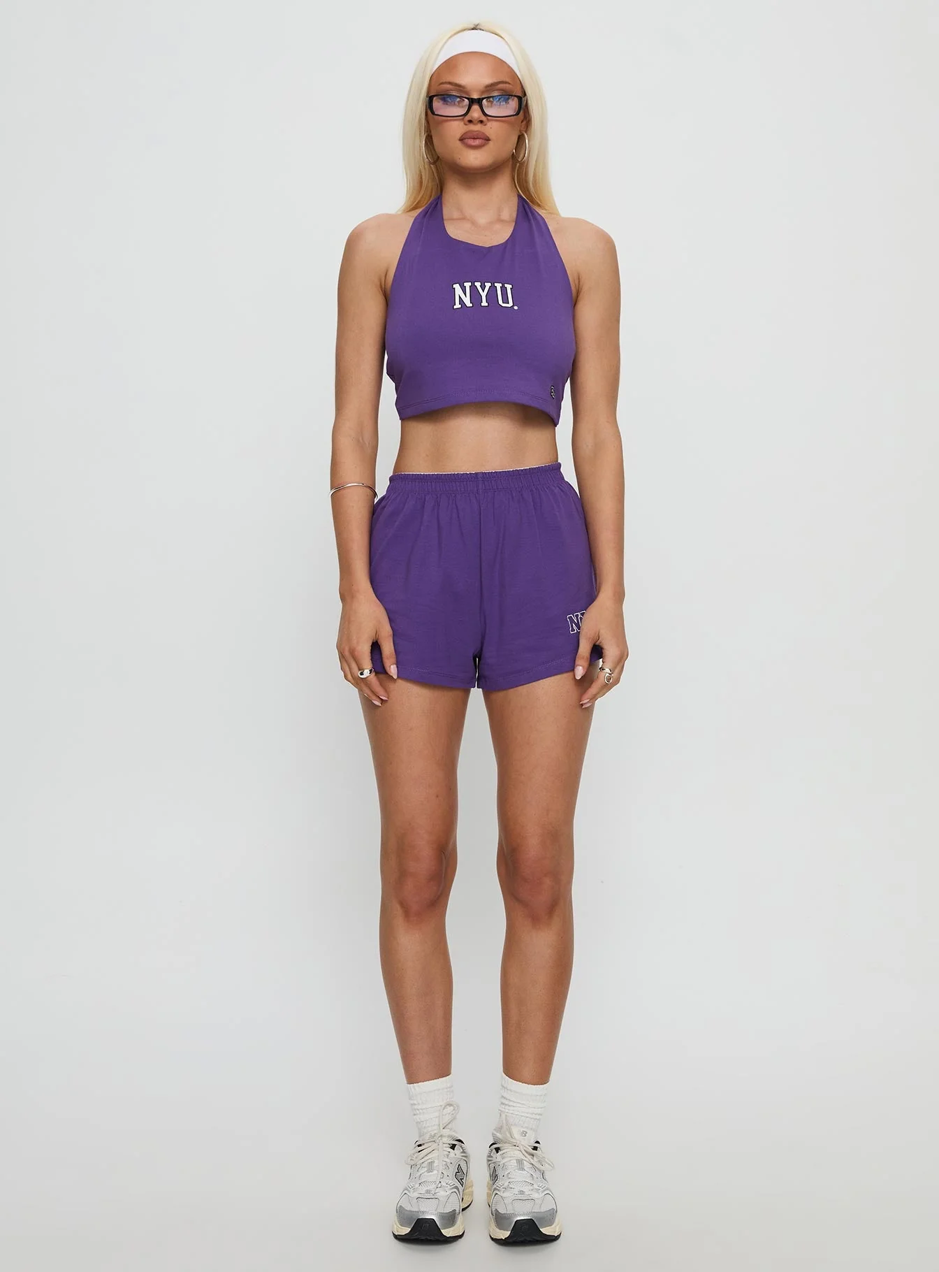 NYU Tailgate Halter Top Violet - Image 6
