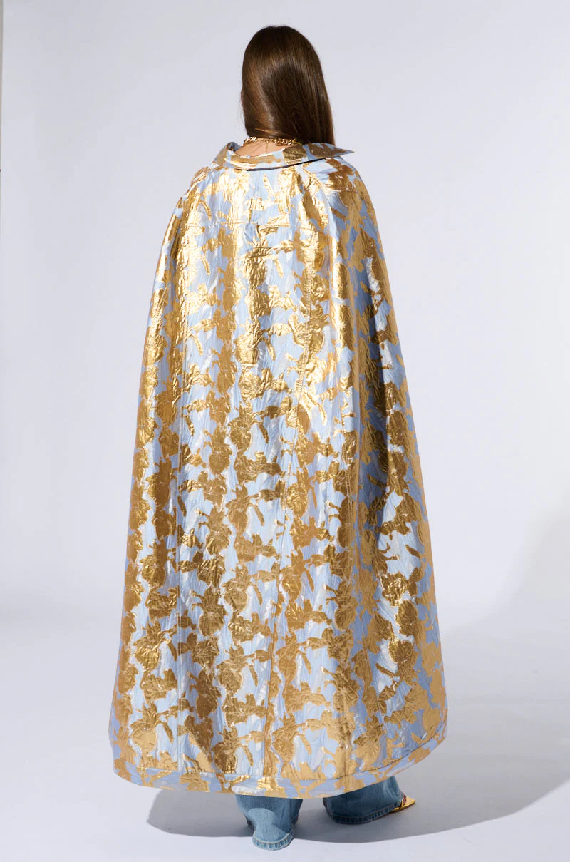 OASIS HIGH LOW BROCADE CAPE - Image 7