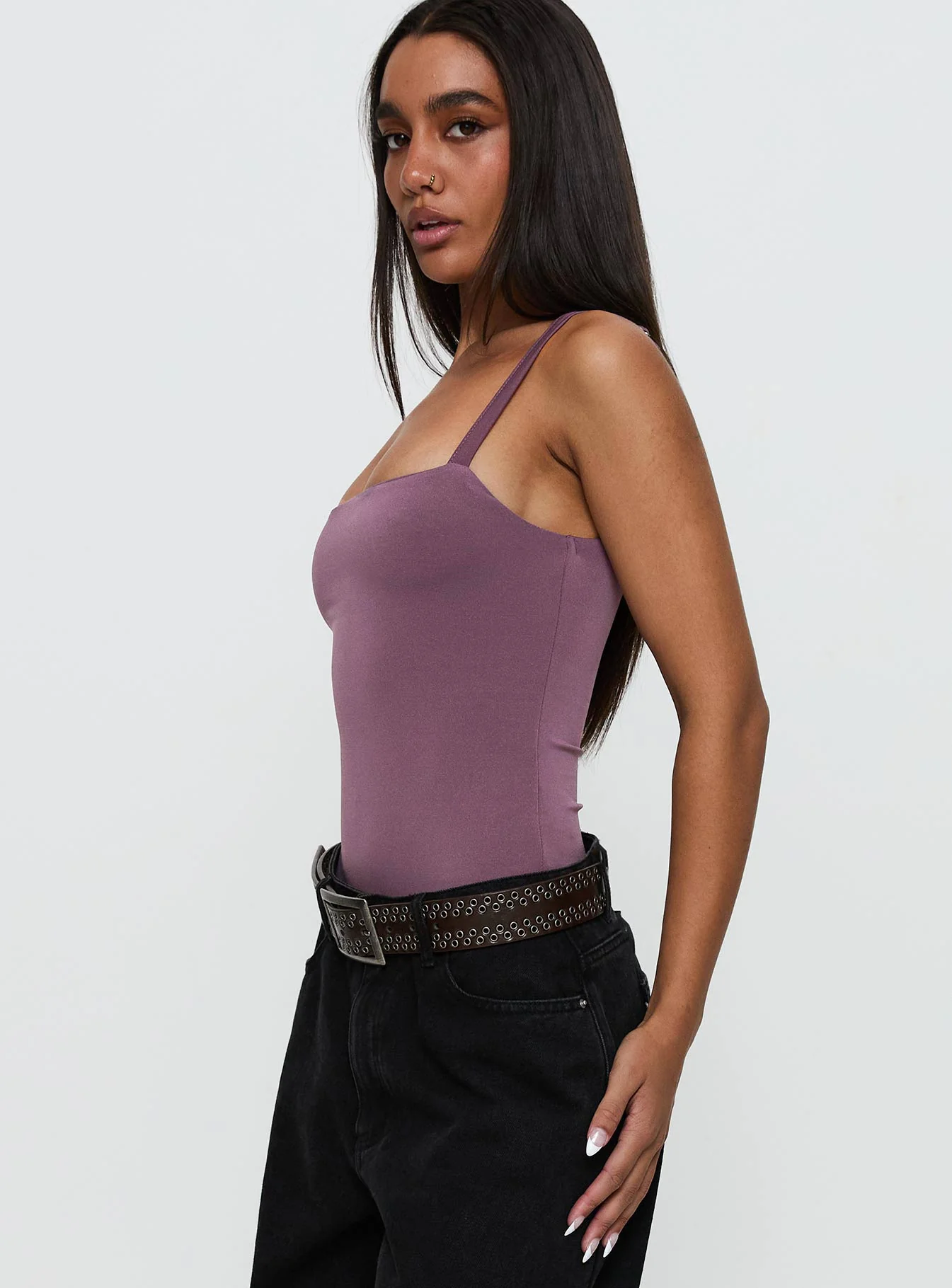 Off Stage Bodysuit Purple - Image 4