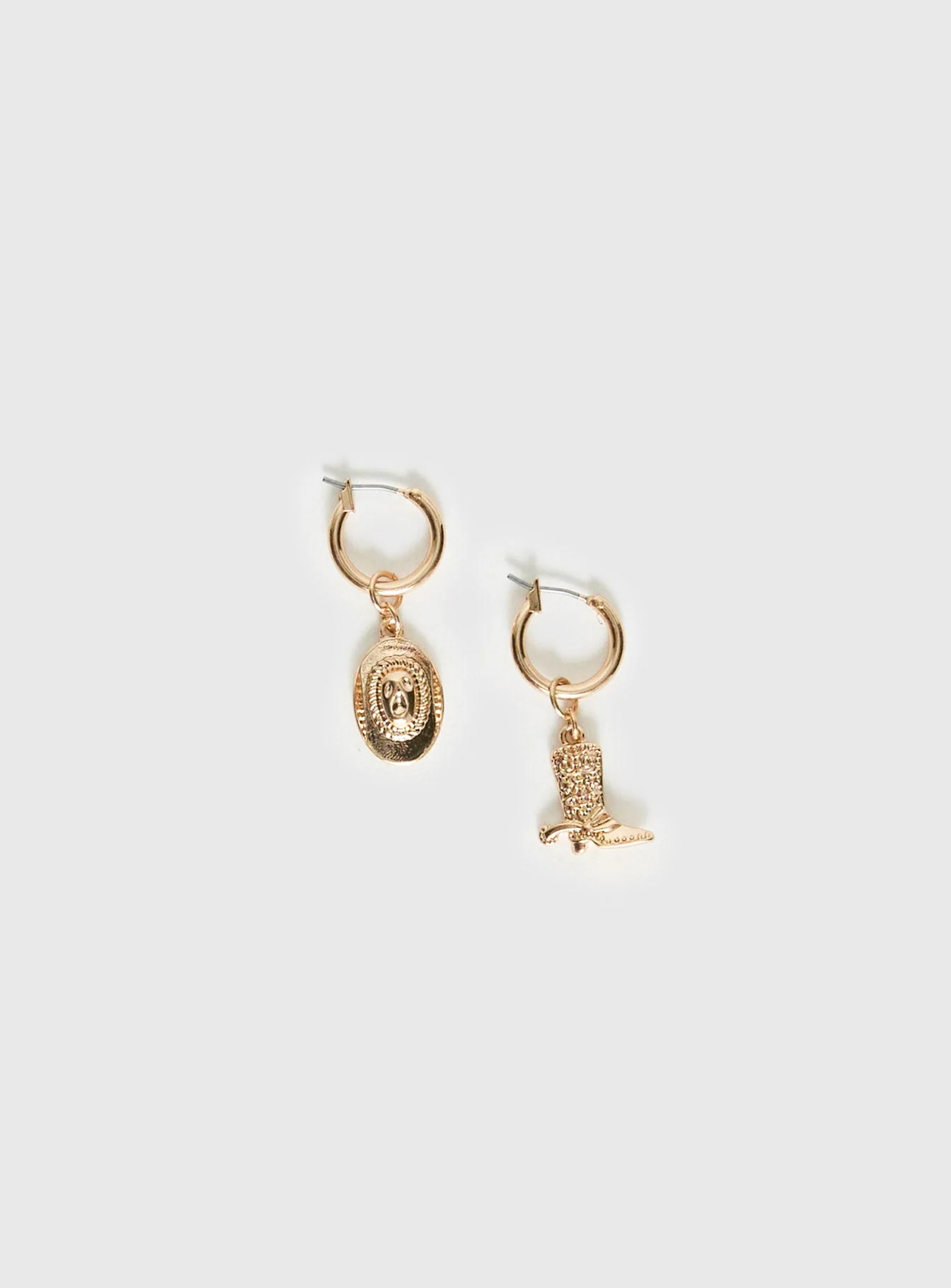 Oh Howdy Earrings Gold - Image 3