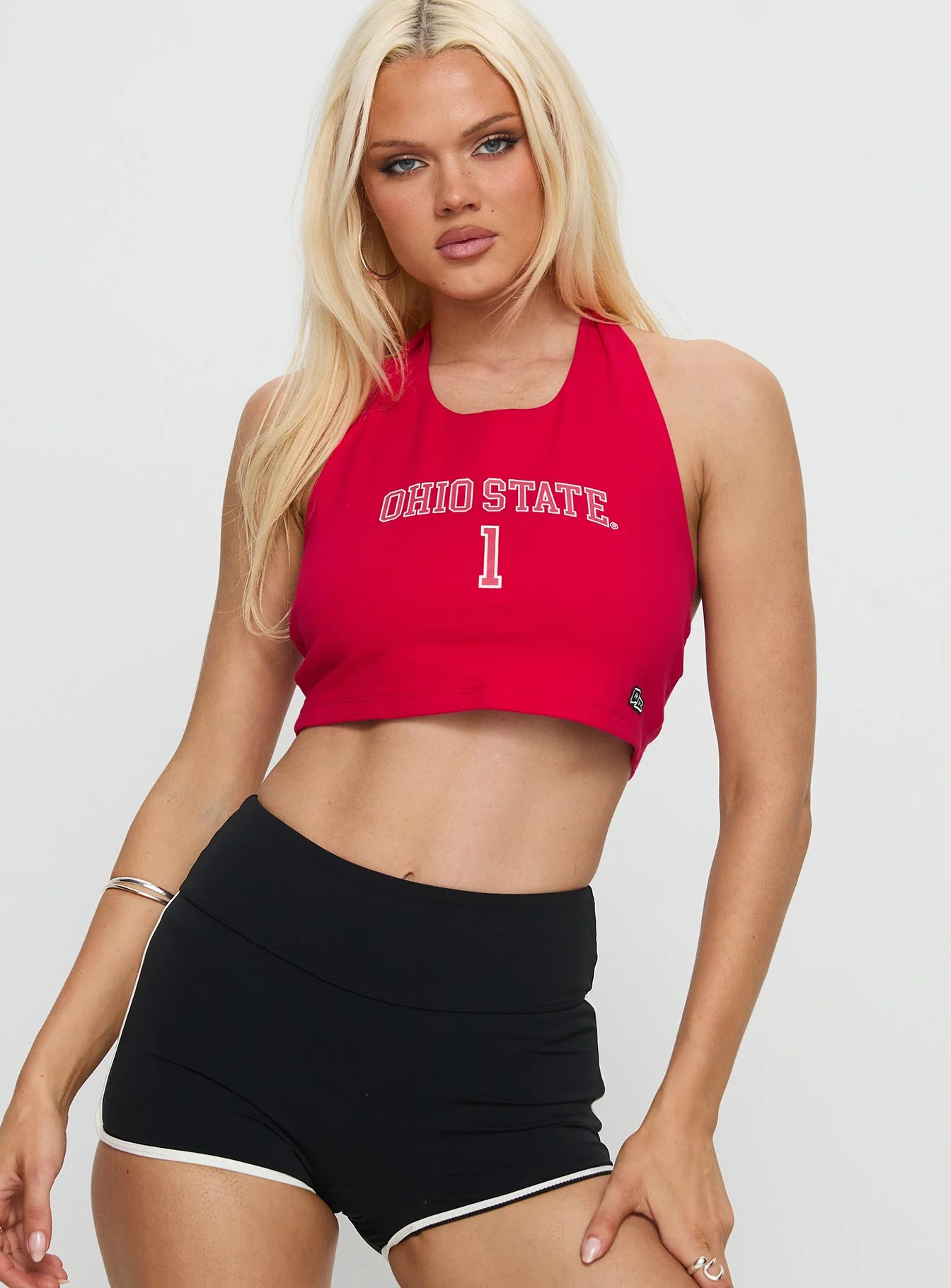 Ohio State Tailgate Halter Top Red - Image 2