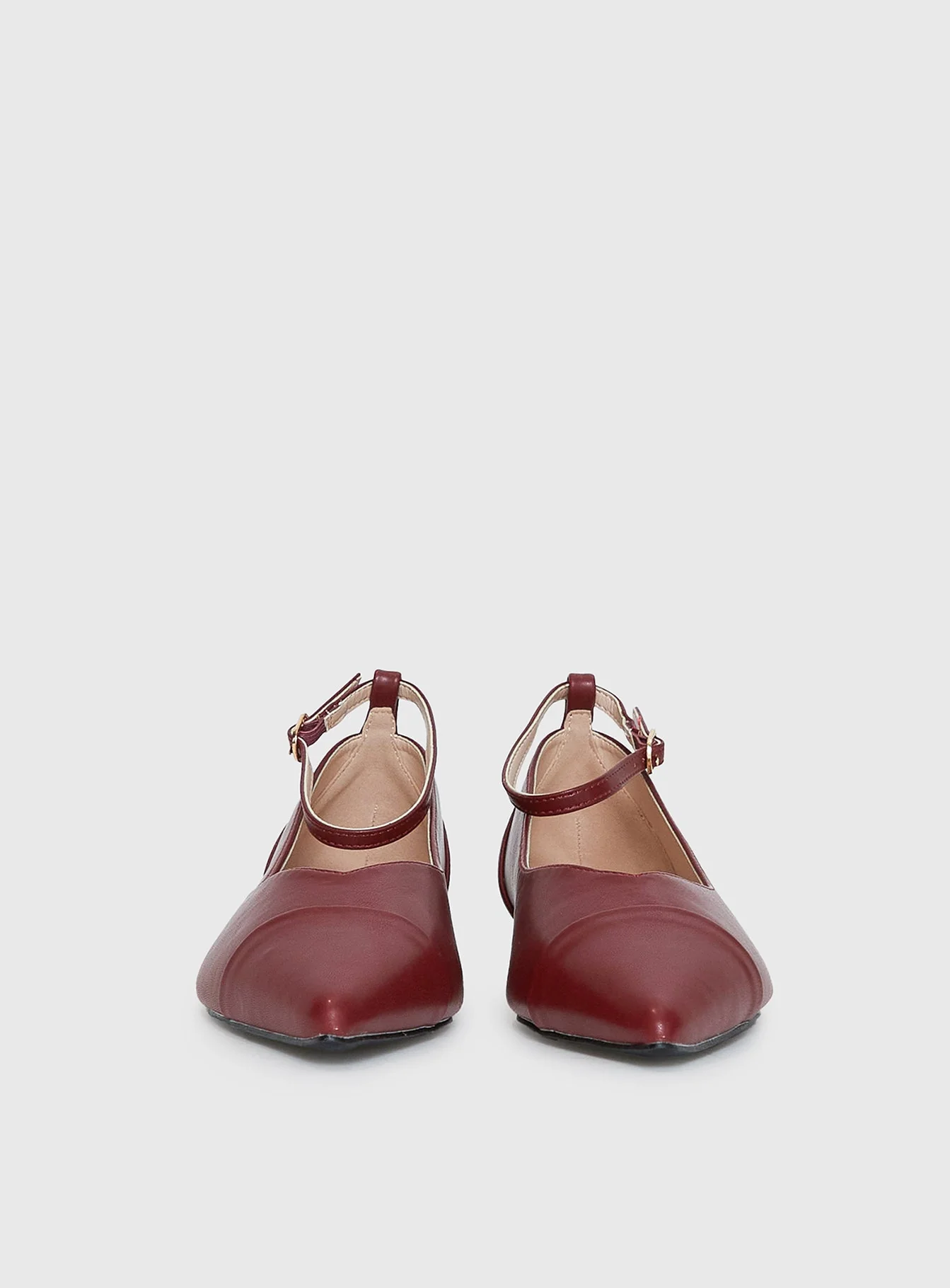Oliny Ballet Flats Burgundy - Image 4