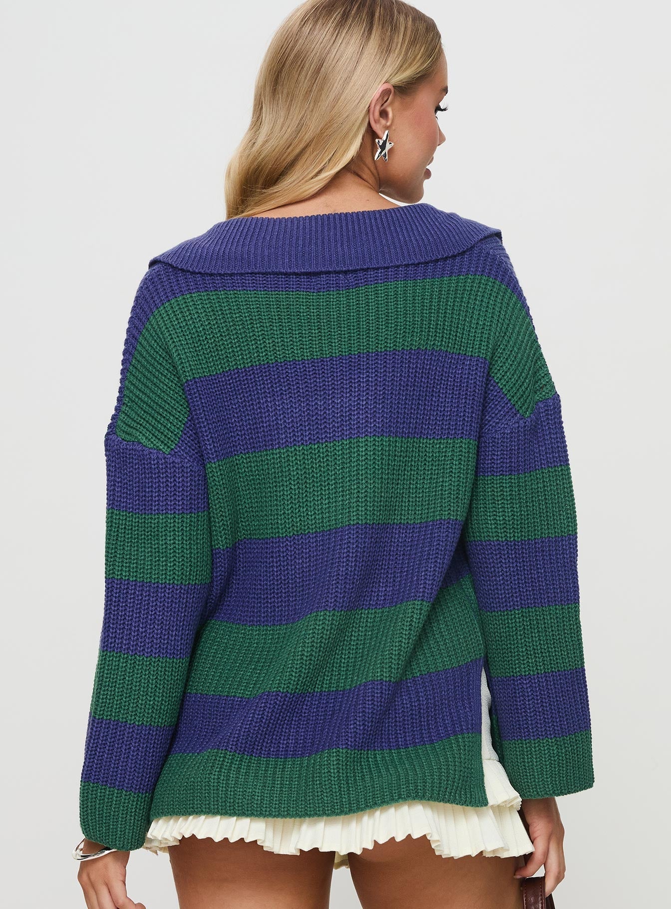 Olivah Jumper Blue / Green - Image 5