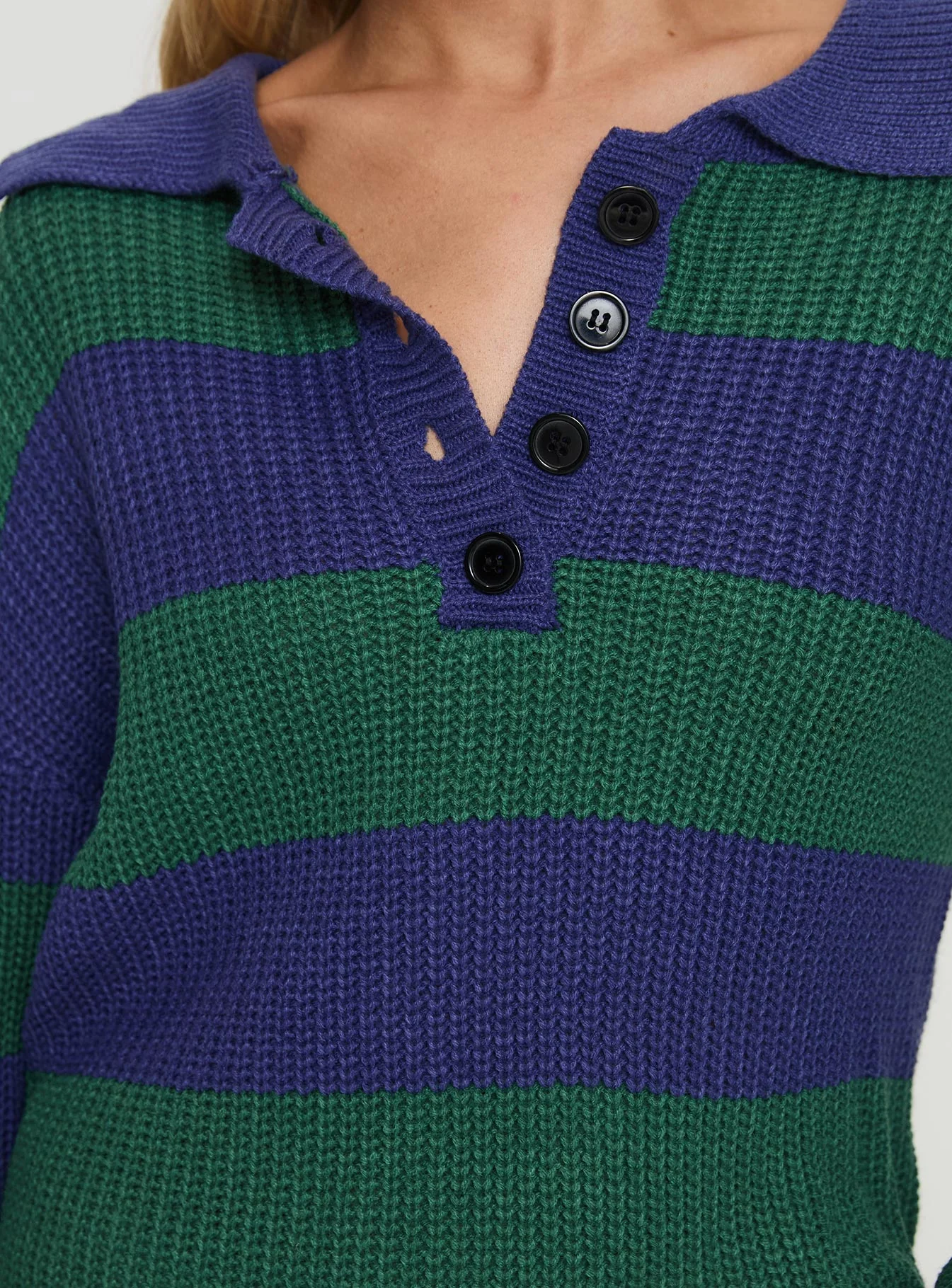 Olivah Jumper Blue / Green - Image 6