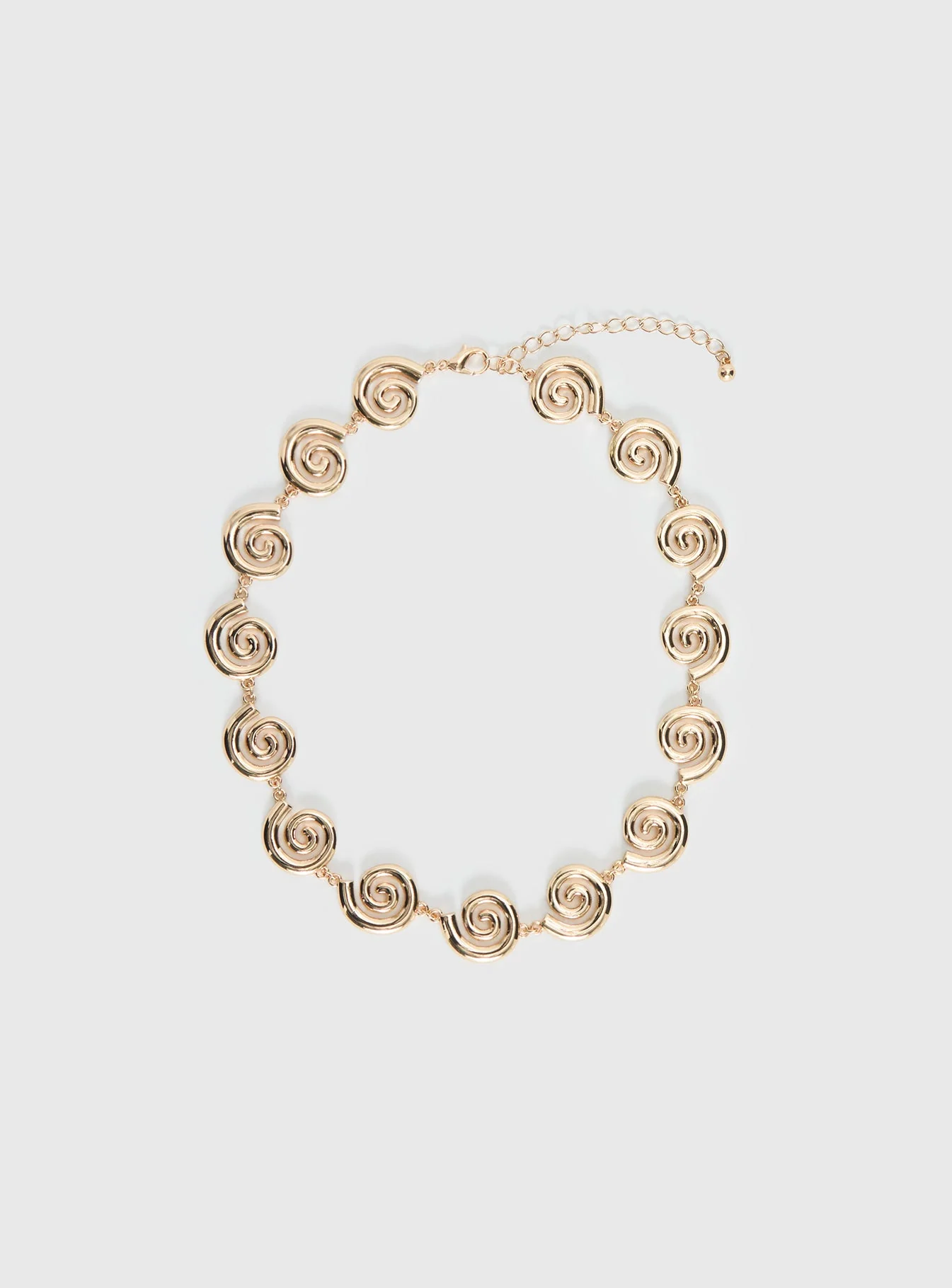 Olivah Spiral Necklace Gold - Image 2
