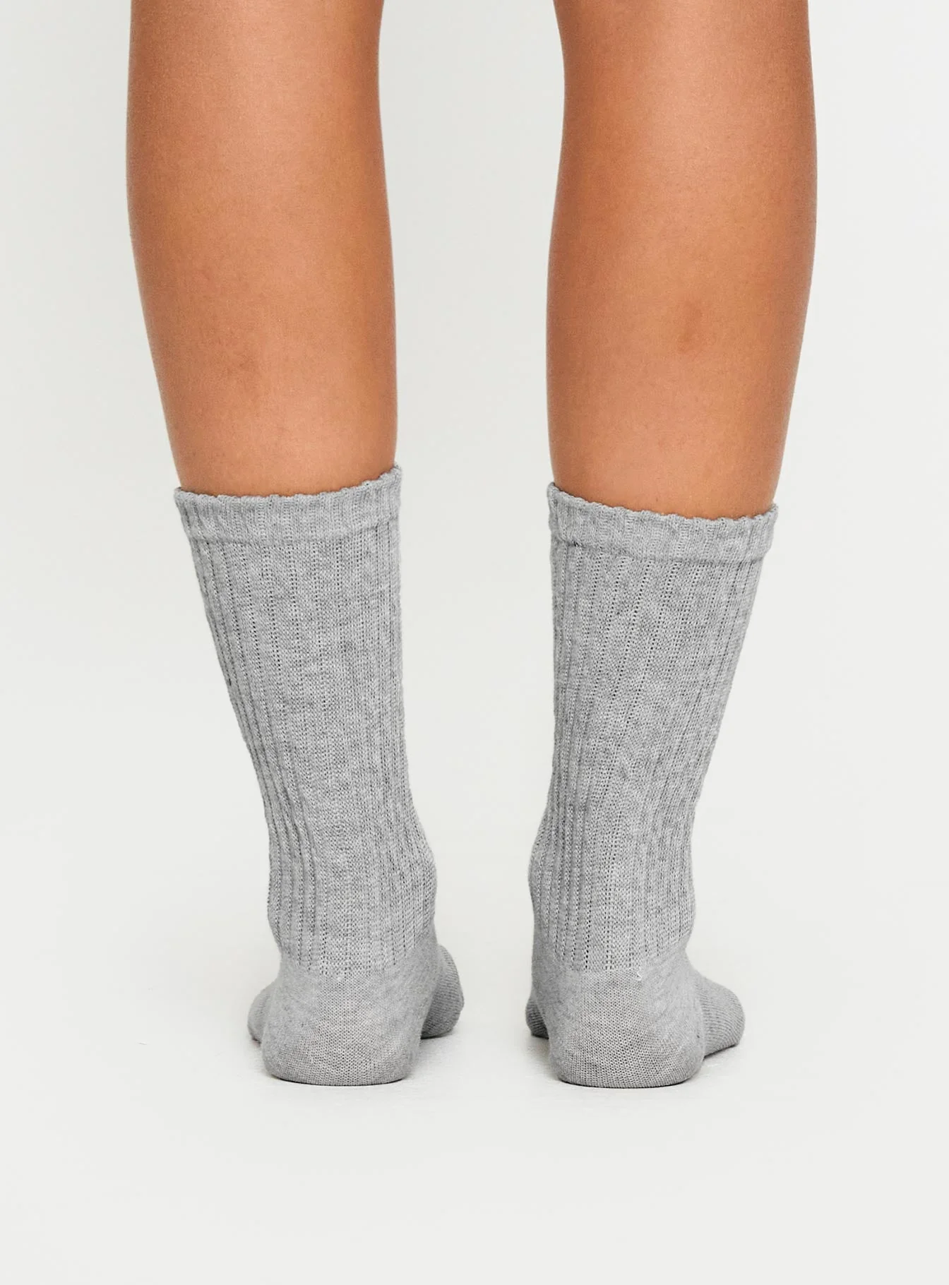 One For Me Socks Grey Marle - Image 4