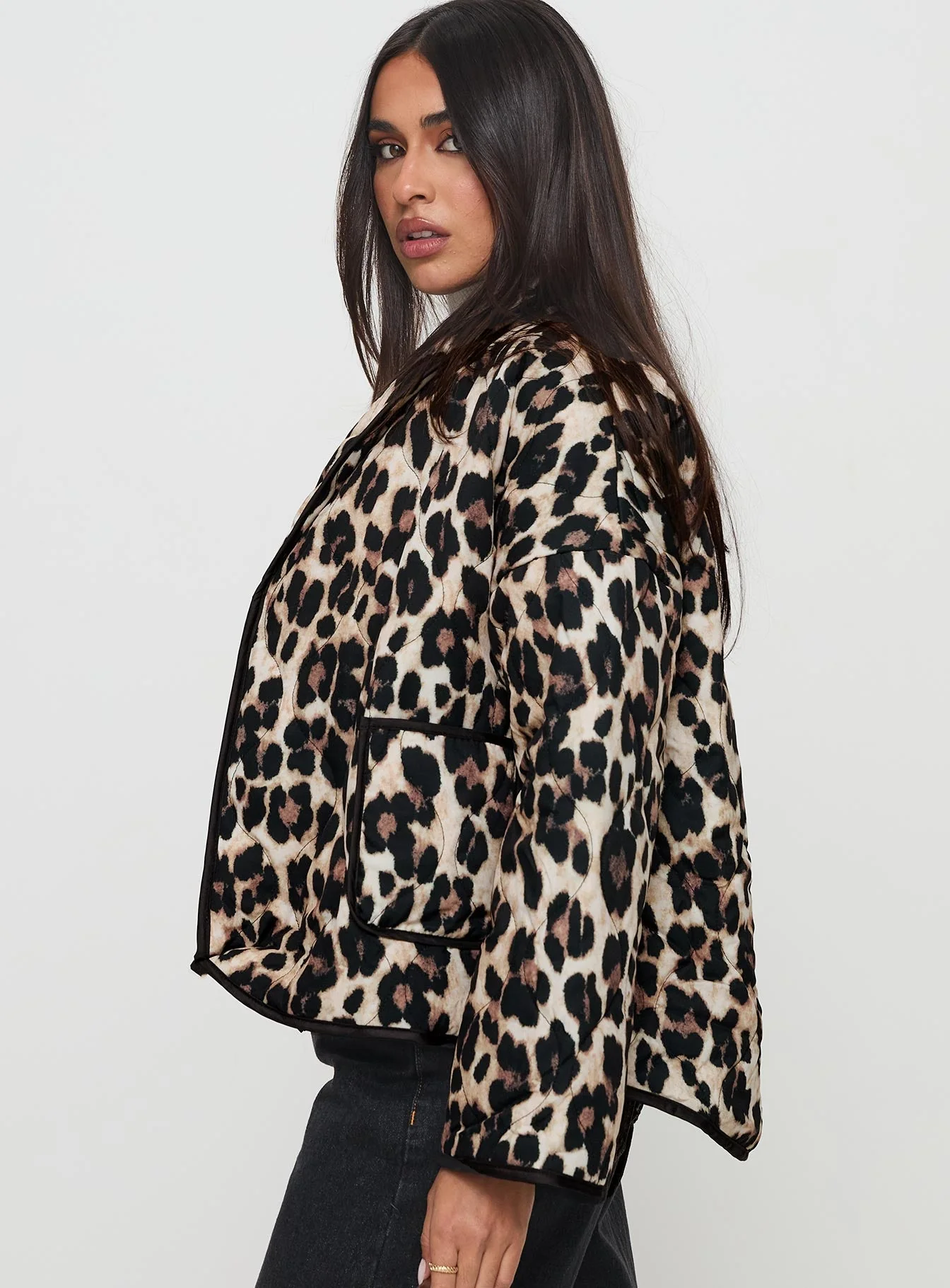 One I Want Jacket Leopard - Image 4