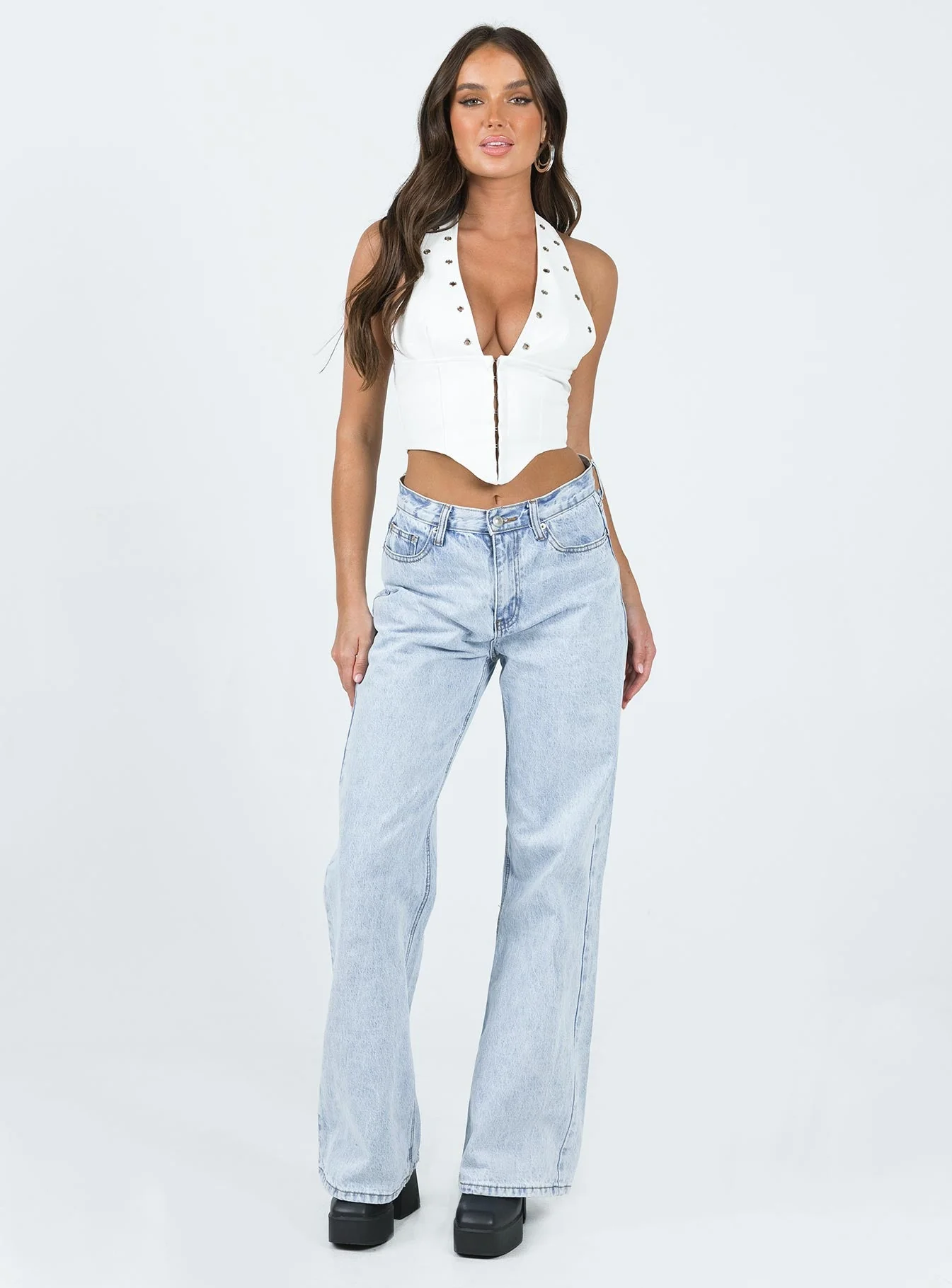 Palladia PU Jordy Corset White - Image 3