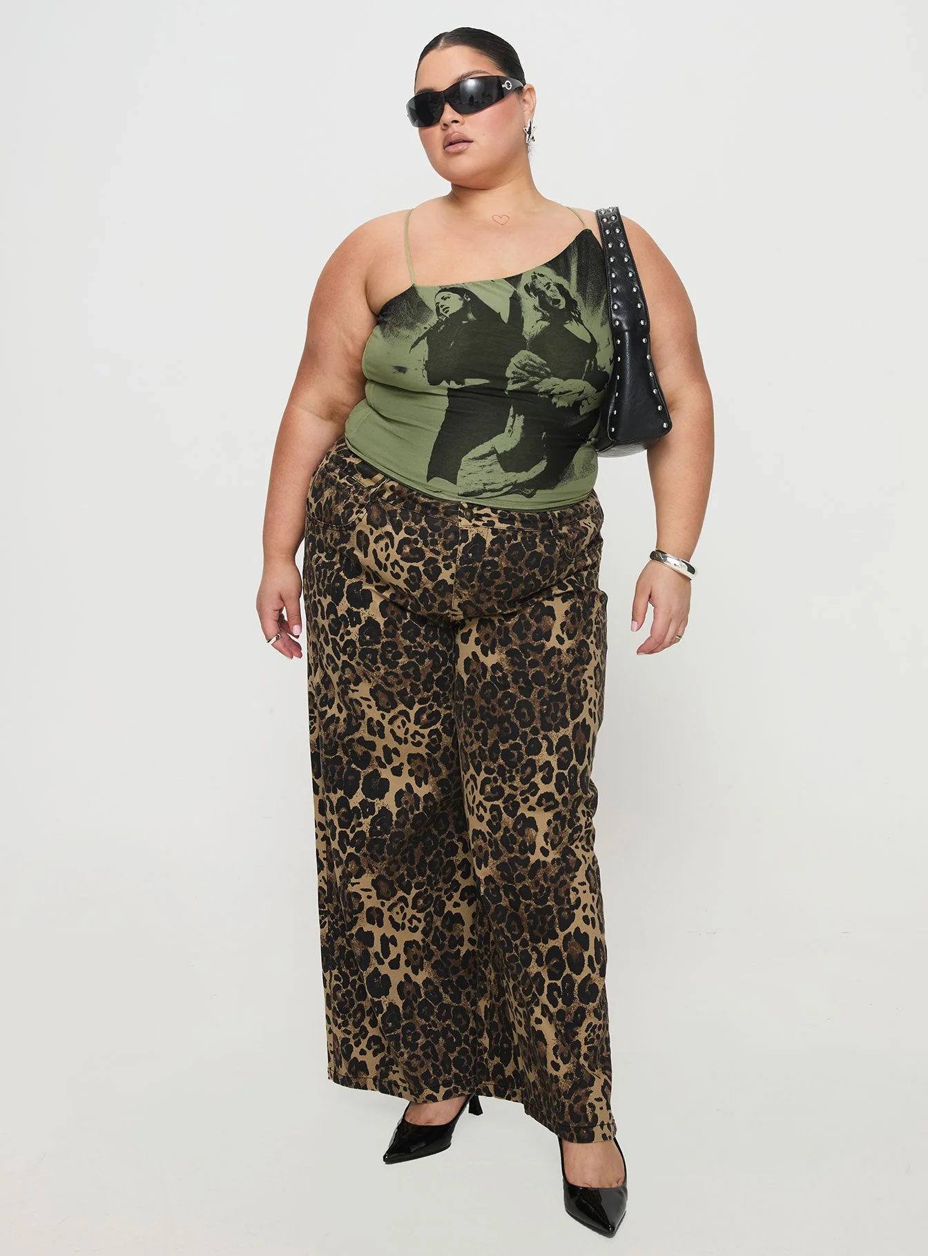 Pantar Low Rise Pants Leopard Curve - Image 3