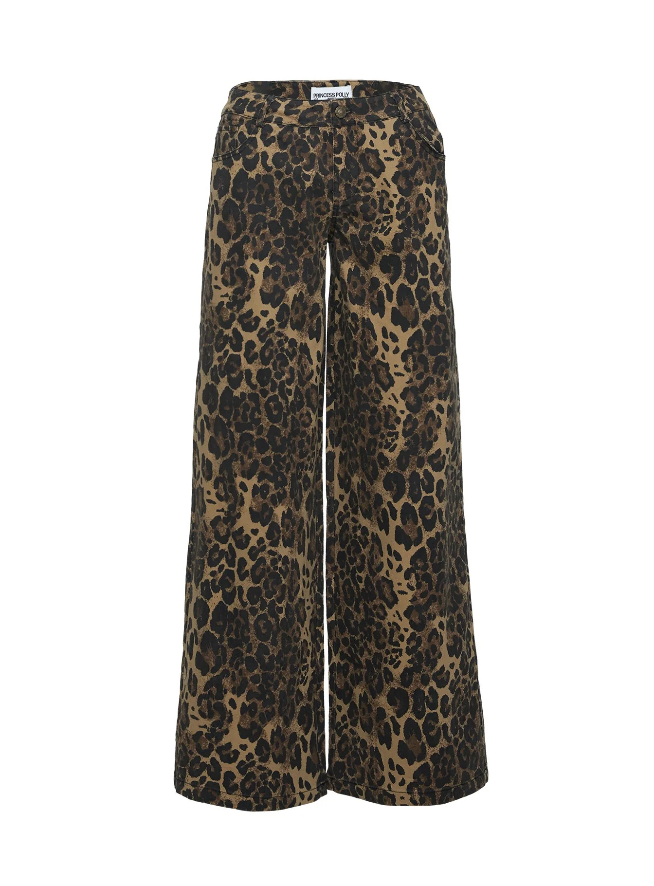 Pantar Low Rise Pants Leopard Petite - Image 6