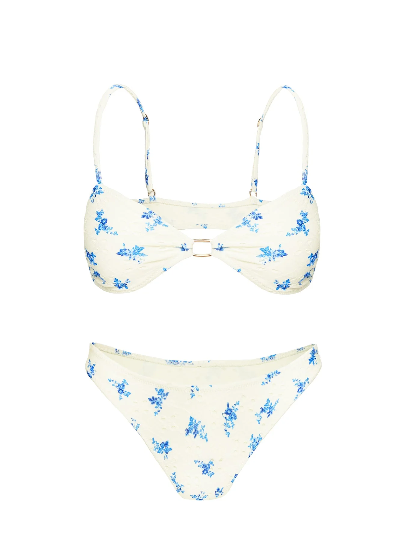 Paradisco Bikini Top Yellow / Blue - Image 5