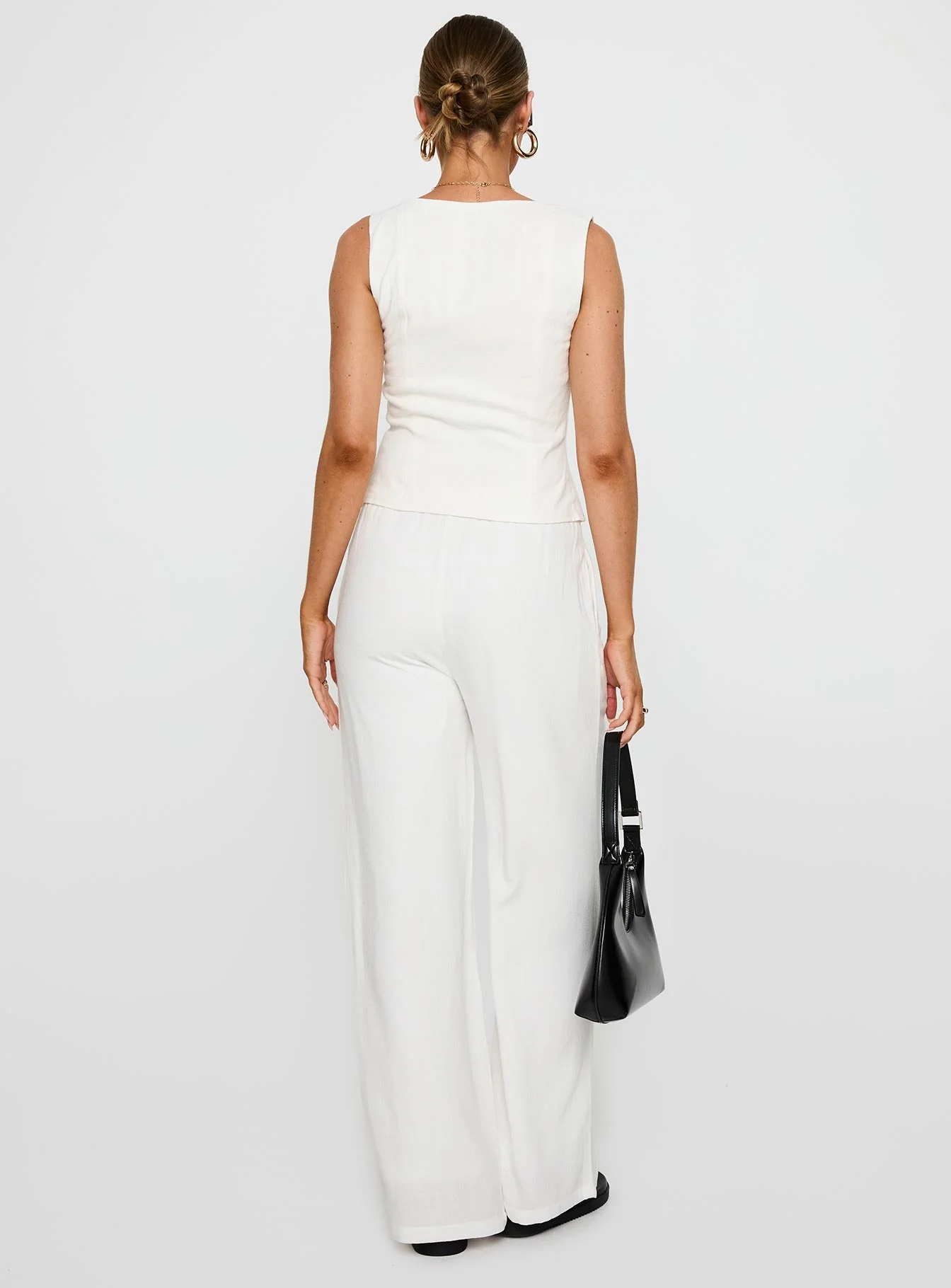 Parklea Linen Blend Pants White - Image 5
