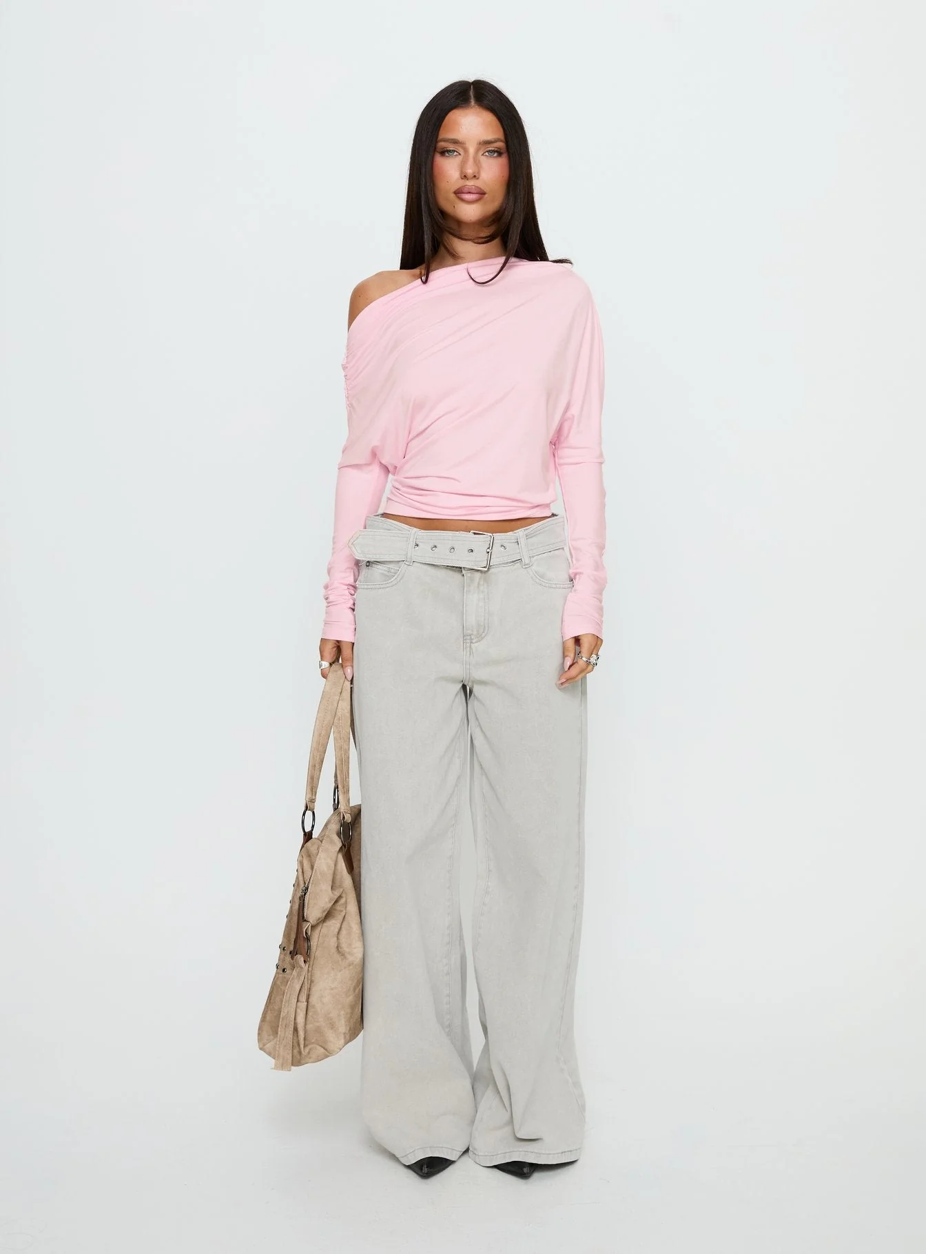 Party Hour Off Shoulder Top Pink - Image 7