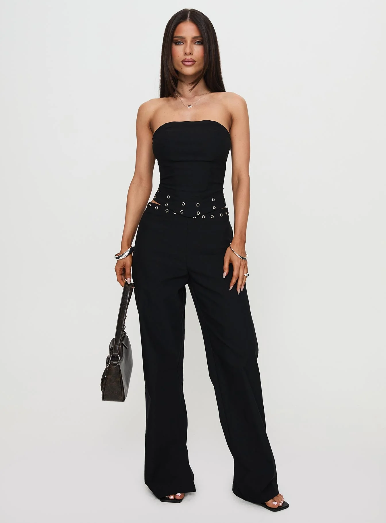 Passionette Strapless Top Black - Image 3